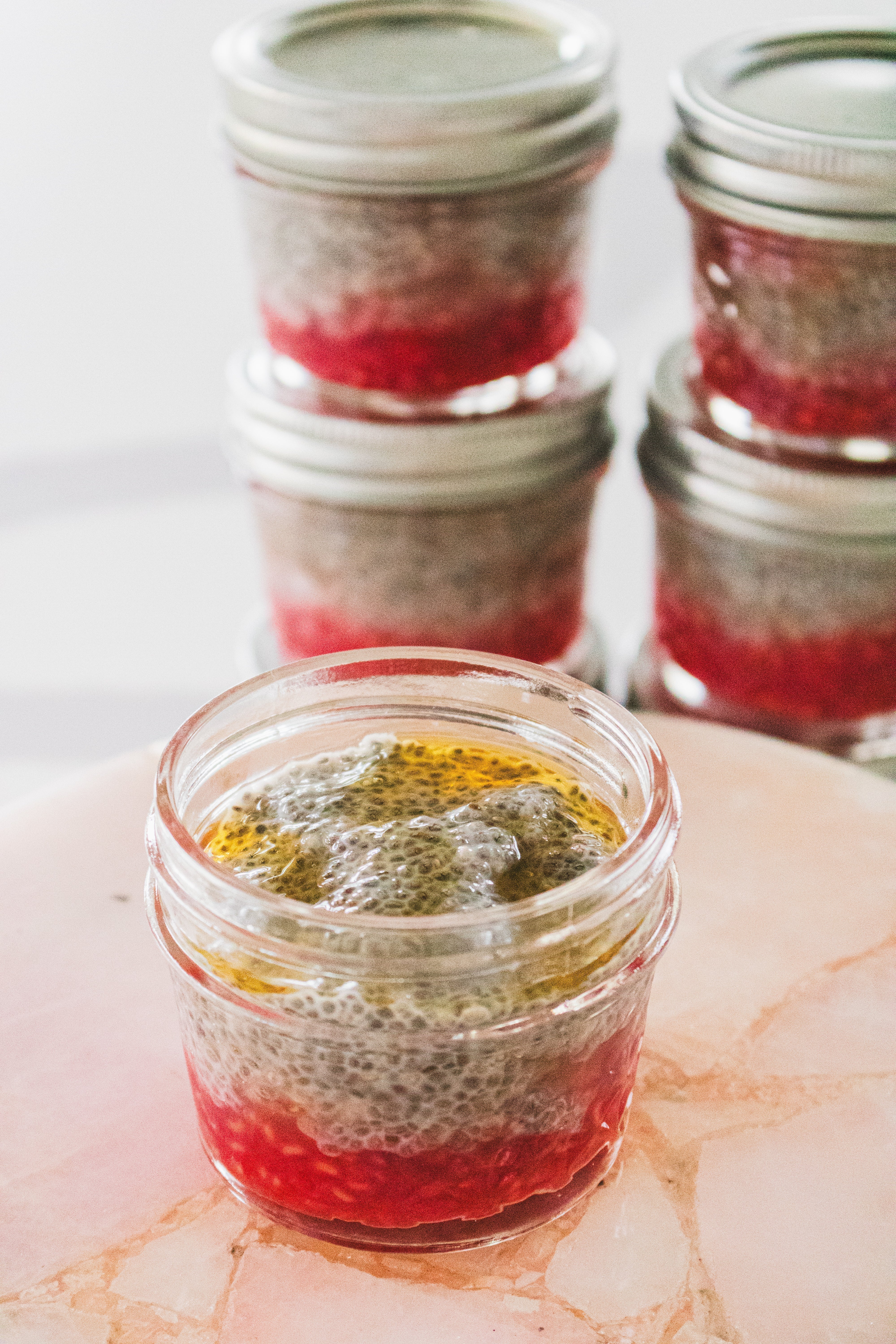 5 Ingredient Raspberry Chia Pudding Recipe