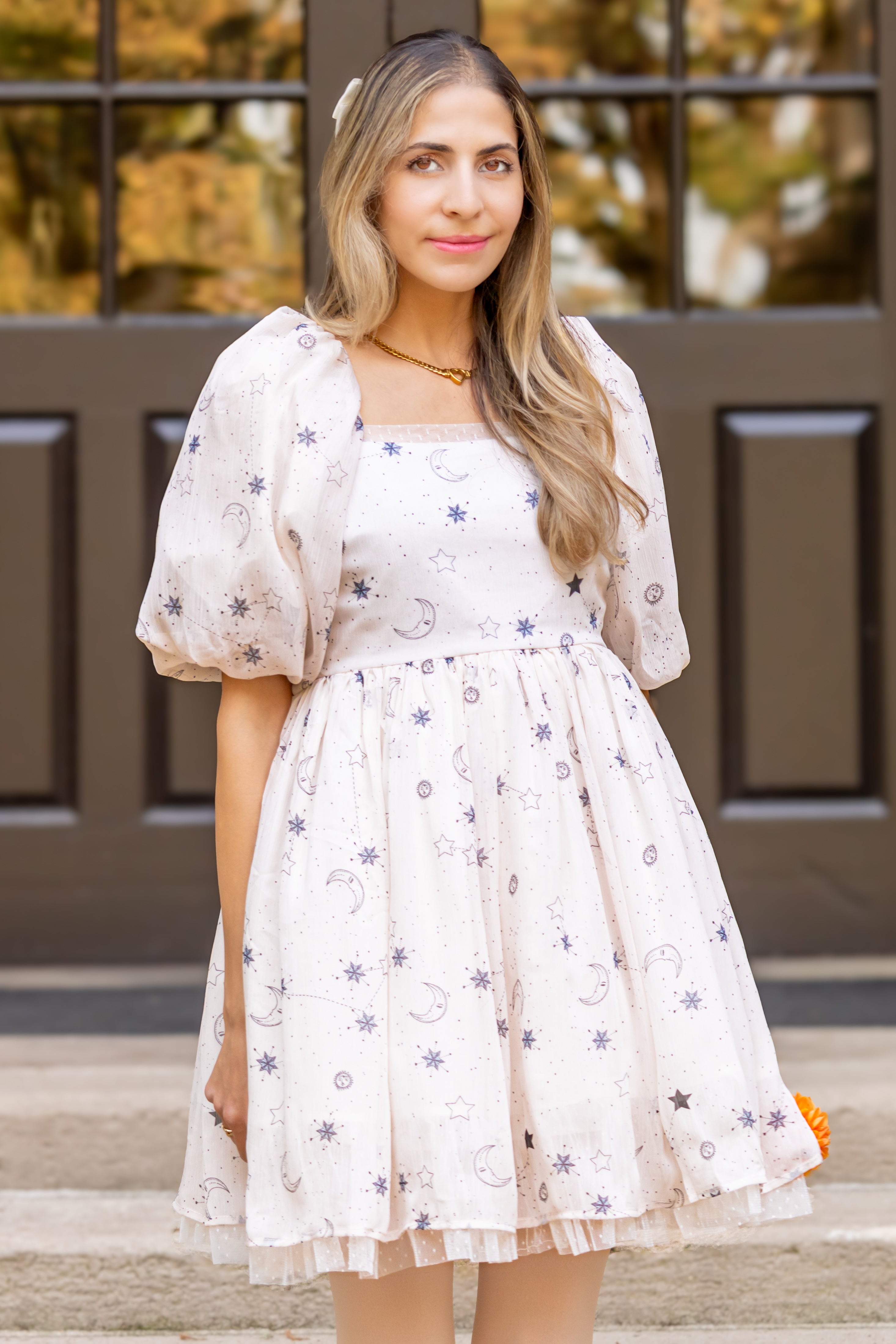 Celestial Dress in Heavenly Coquette Sky