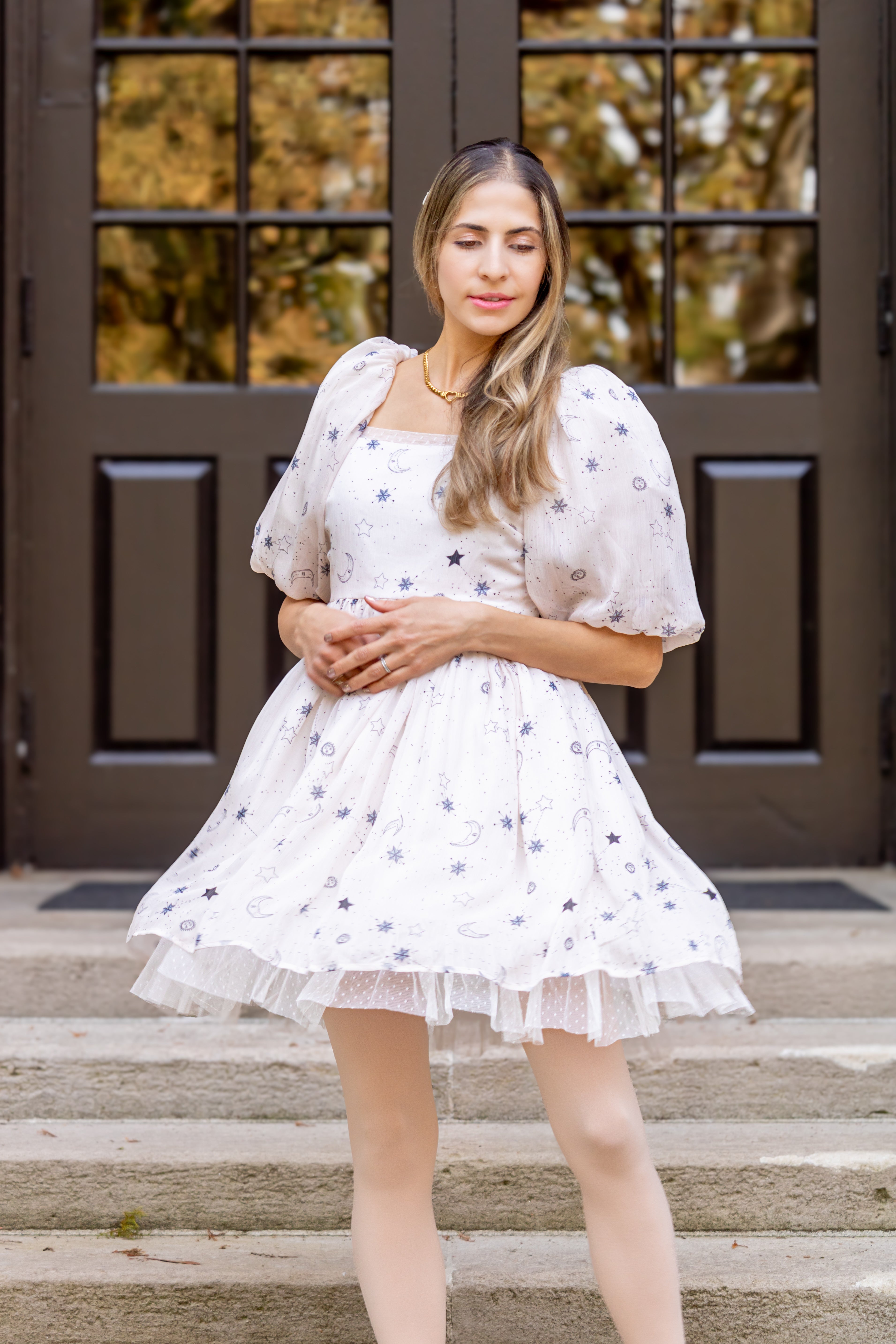 Celestial Dress in Heavenly Coquette Sky