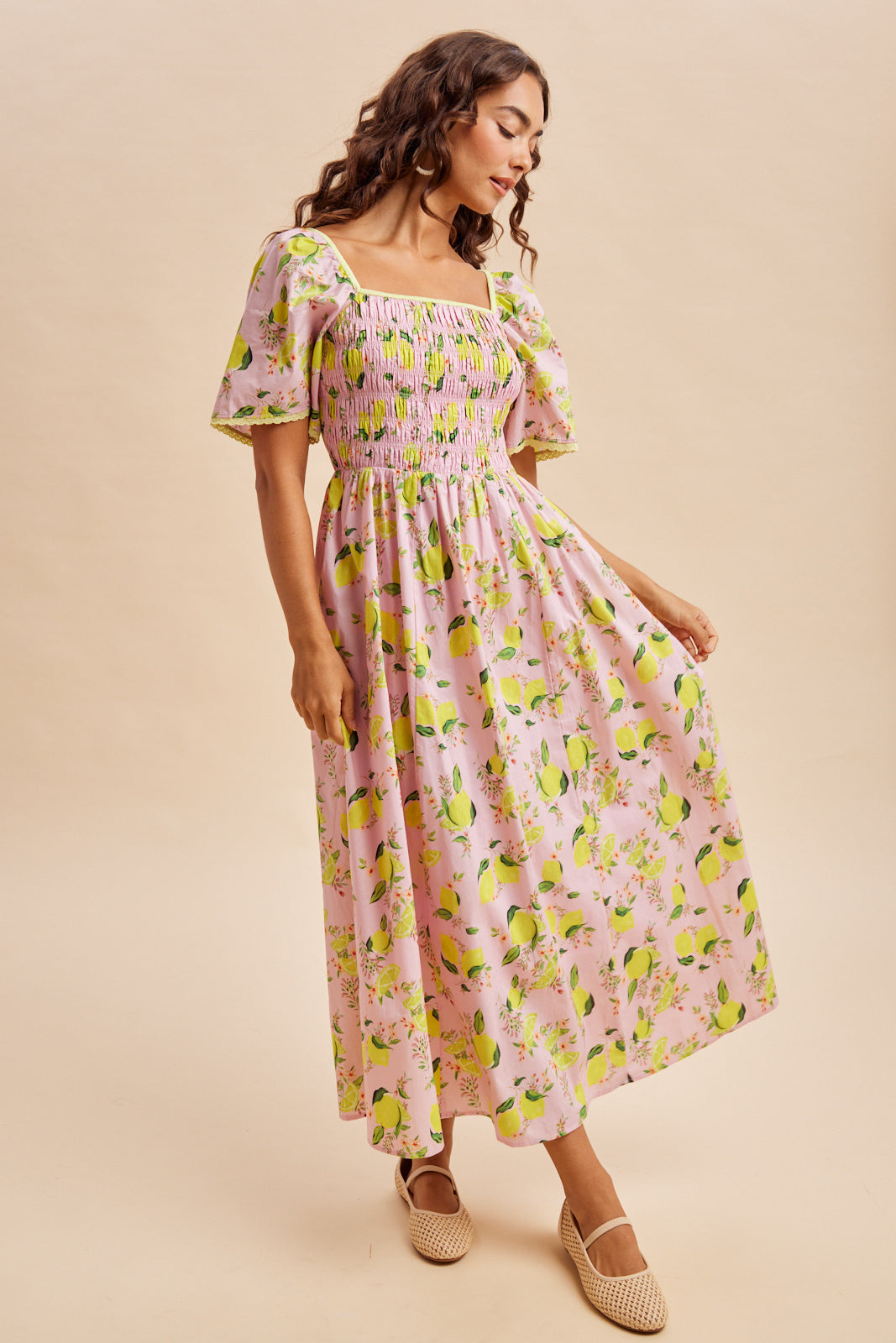 Pink Lemonade 100 Cotton Garden Dress