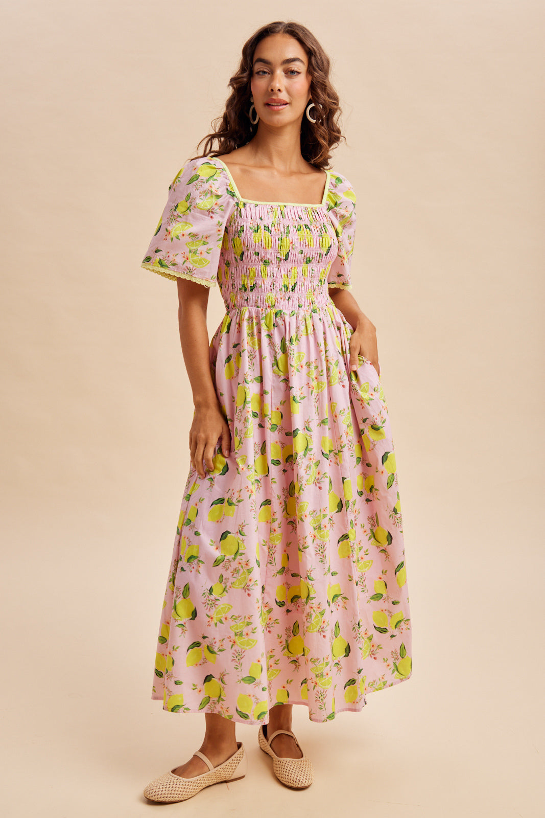 Pink Lemonade 100 Cotton Garden Dress