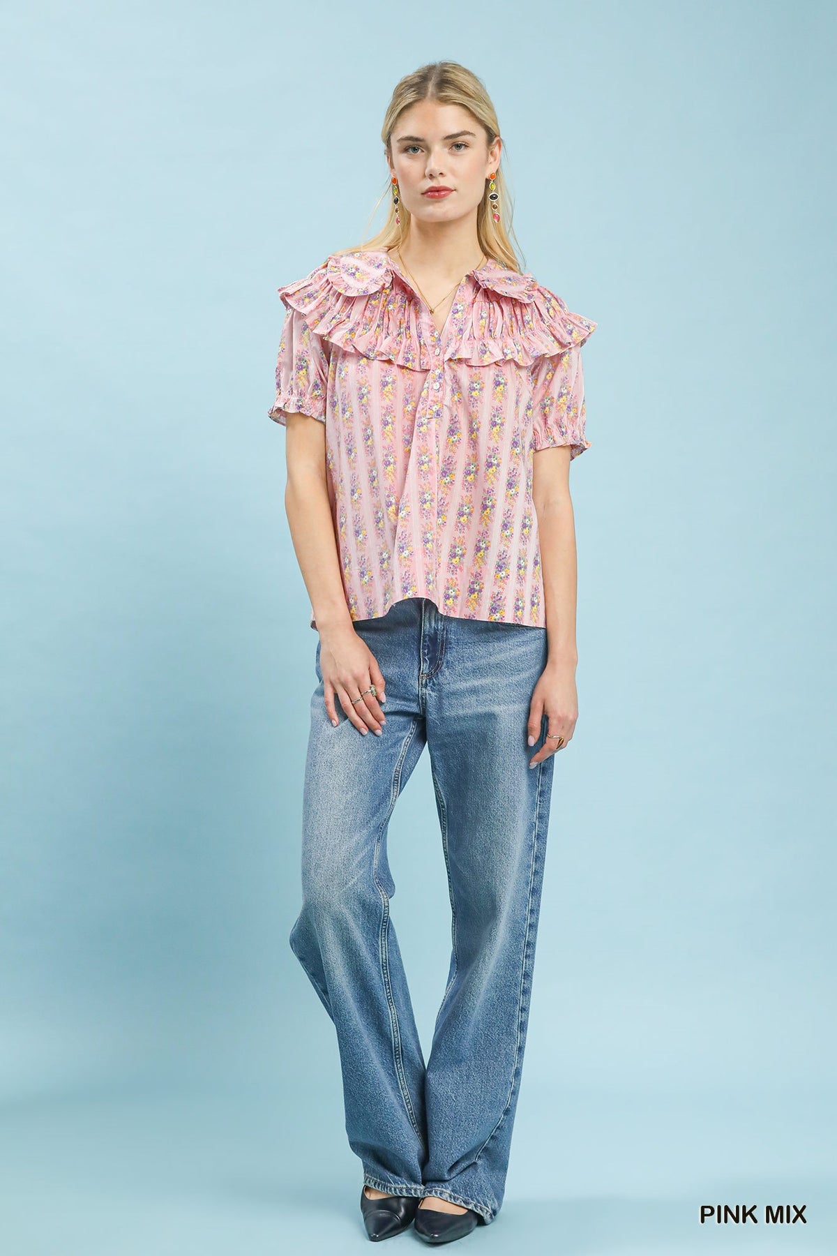 Forever & Always Dainty Floral Blouse