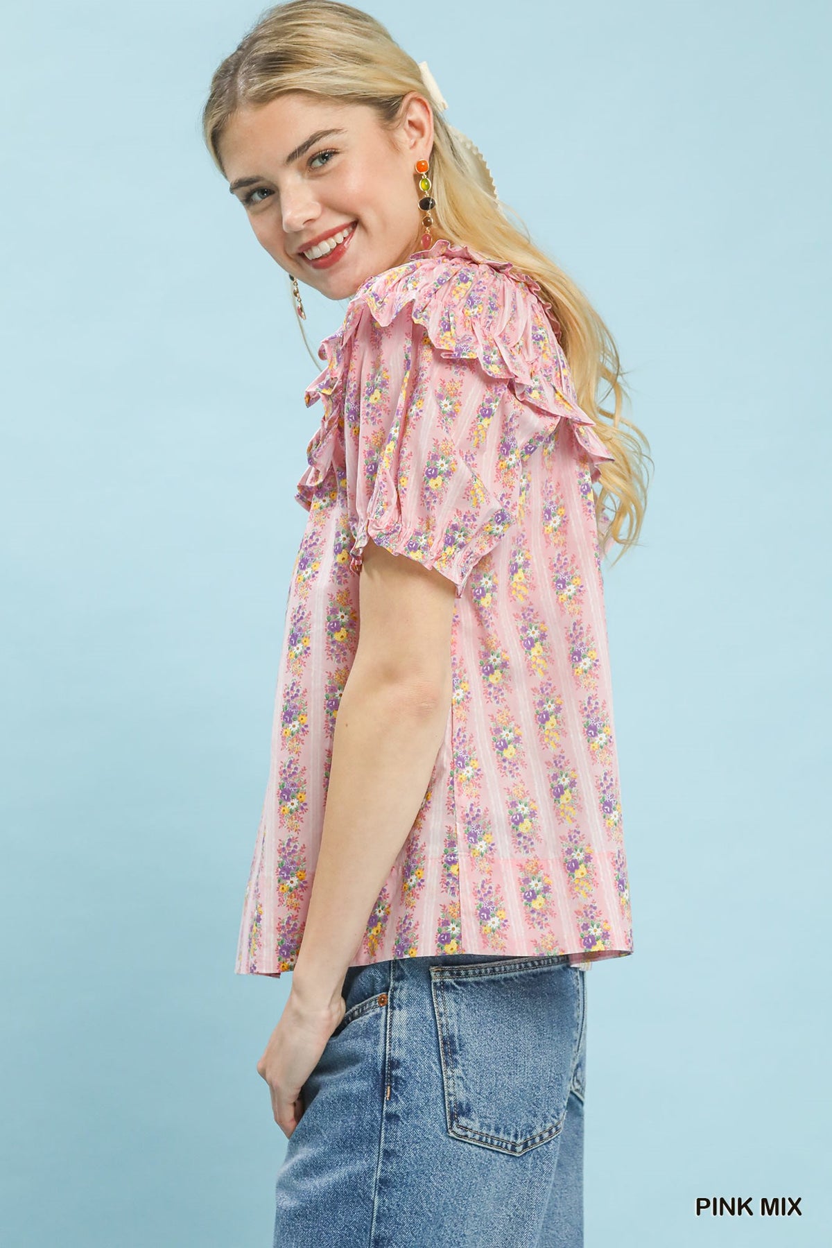 Forever & Always Dainty Floral Blouse