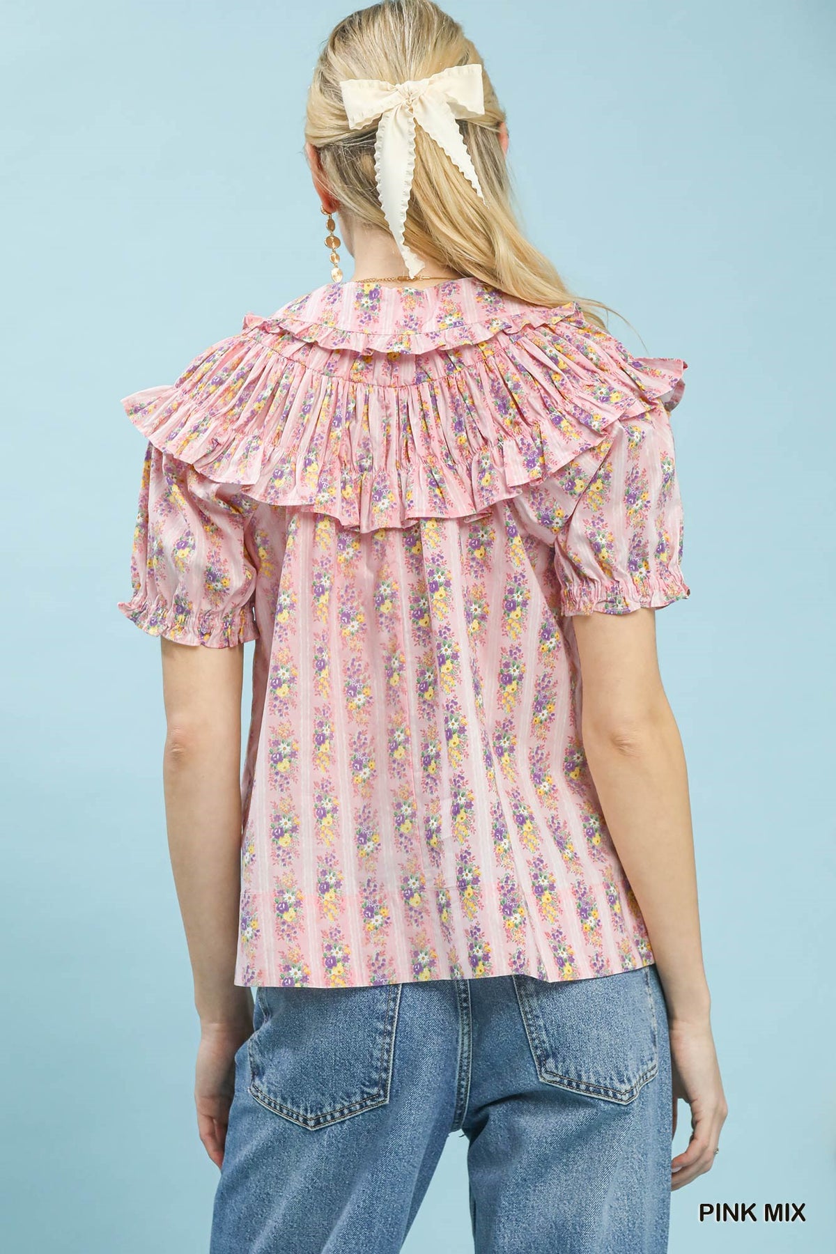 Forever & Always Dainty Floral Blouse
