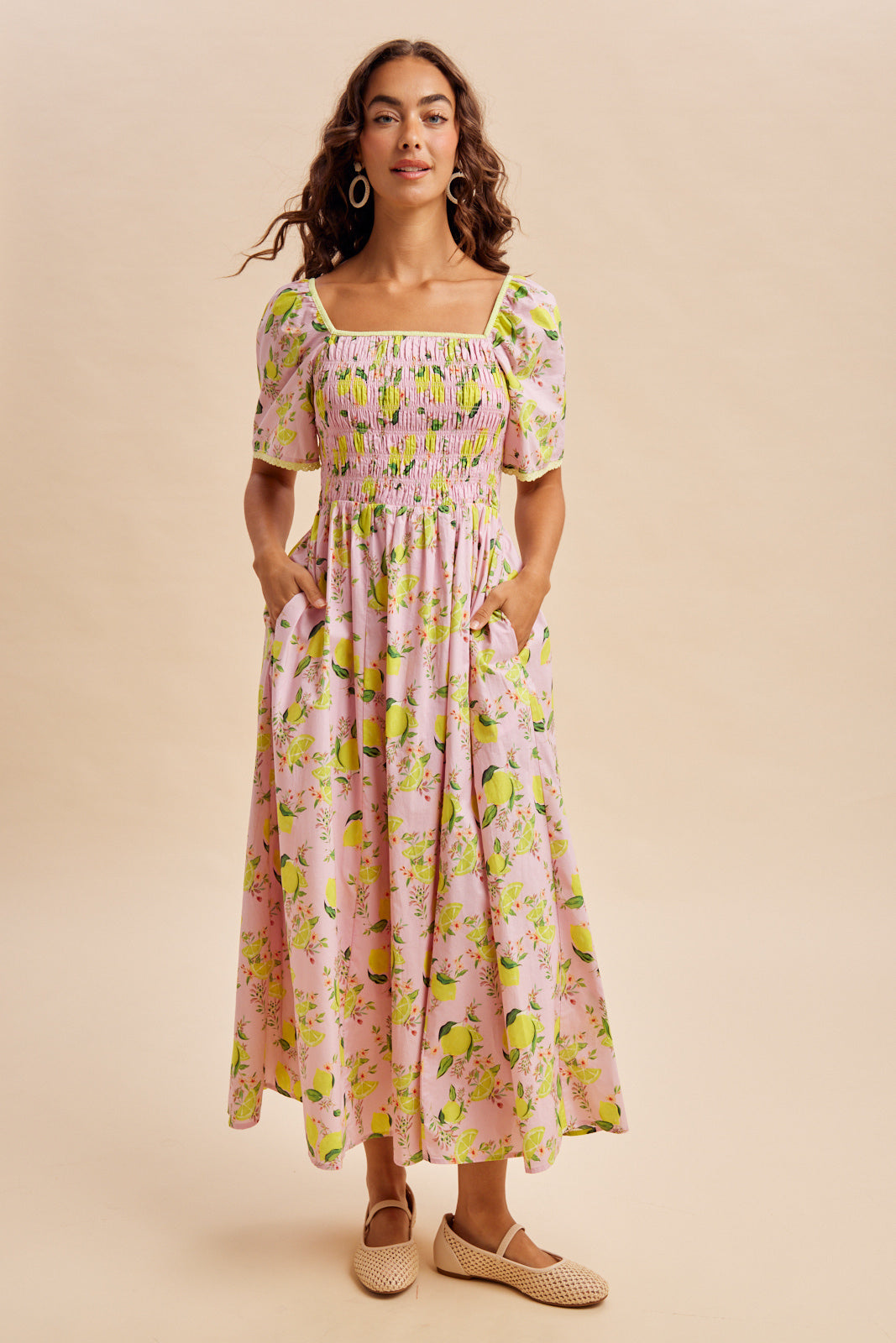 Pink Lemonade 100 Cotton Garden Dress