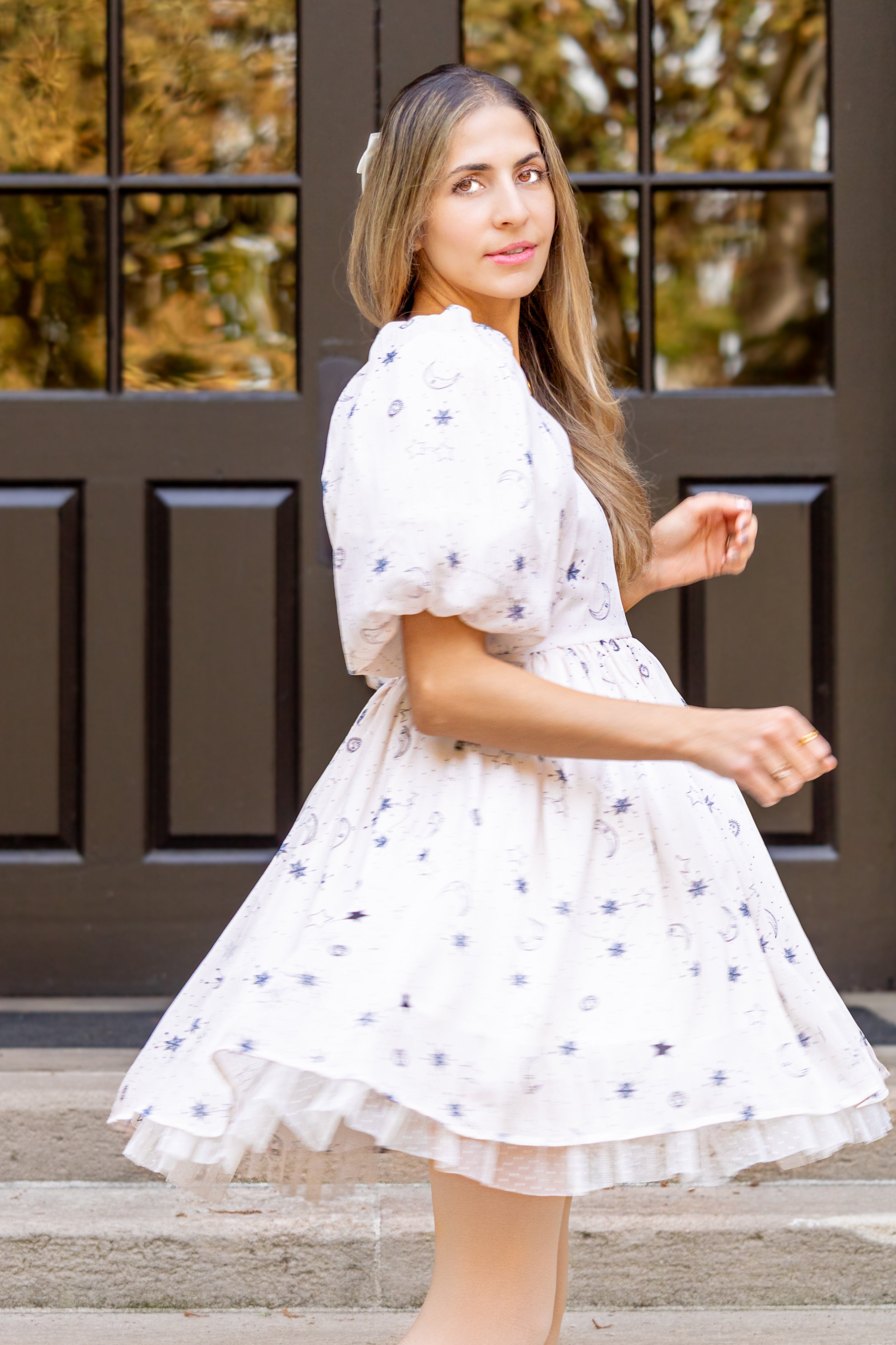 Celestial Dress in Heavenly Coquette Sky