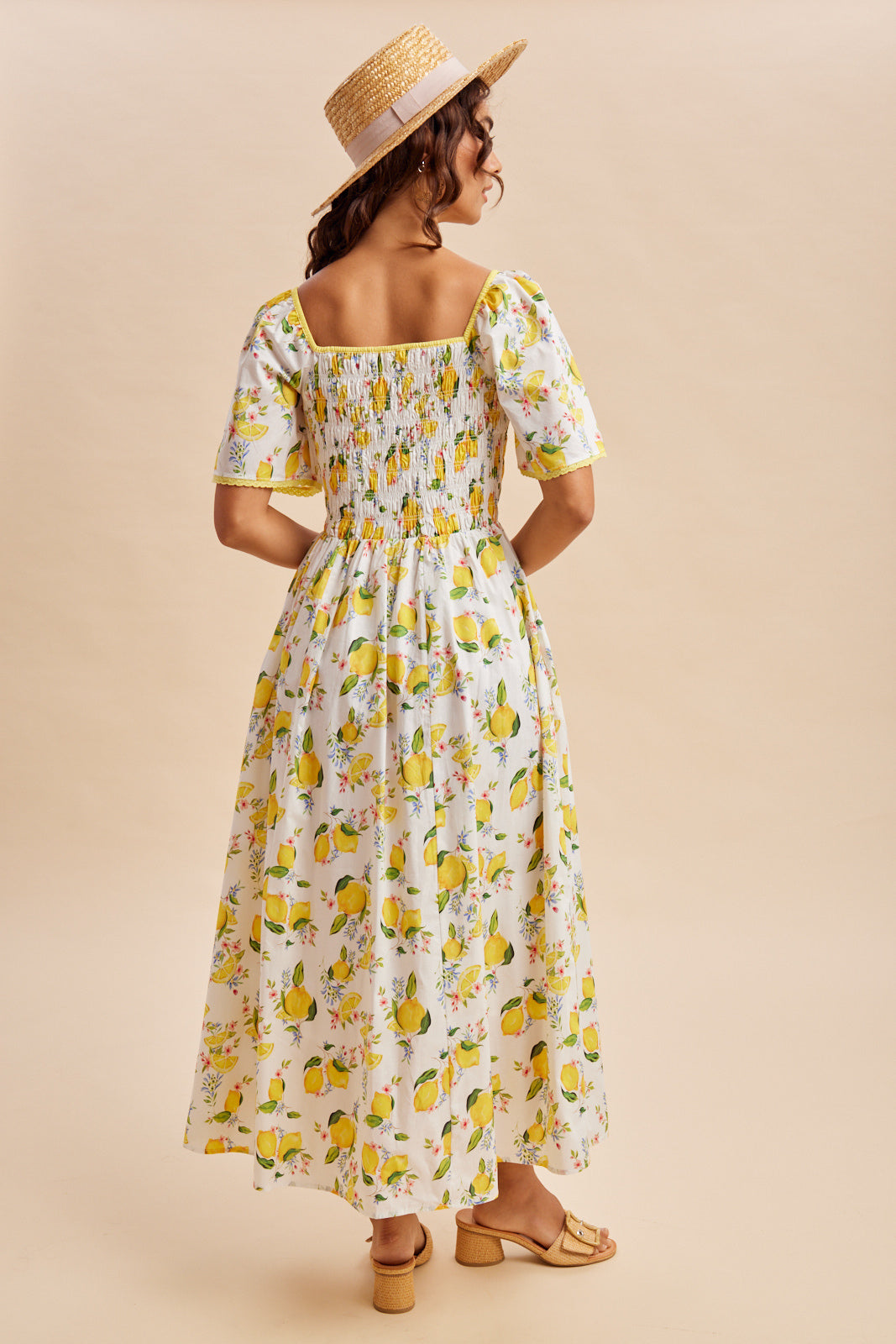 Sweet Lemonade 100 Cotton Garden Dress