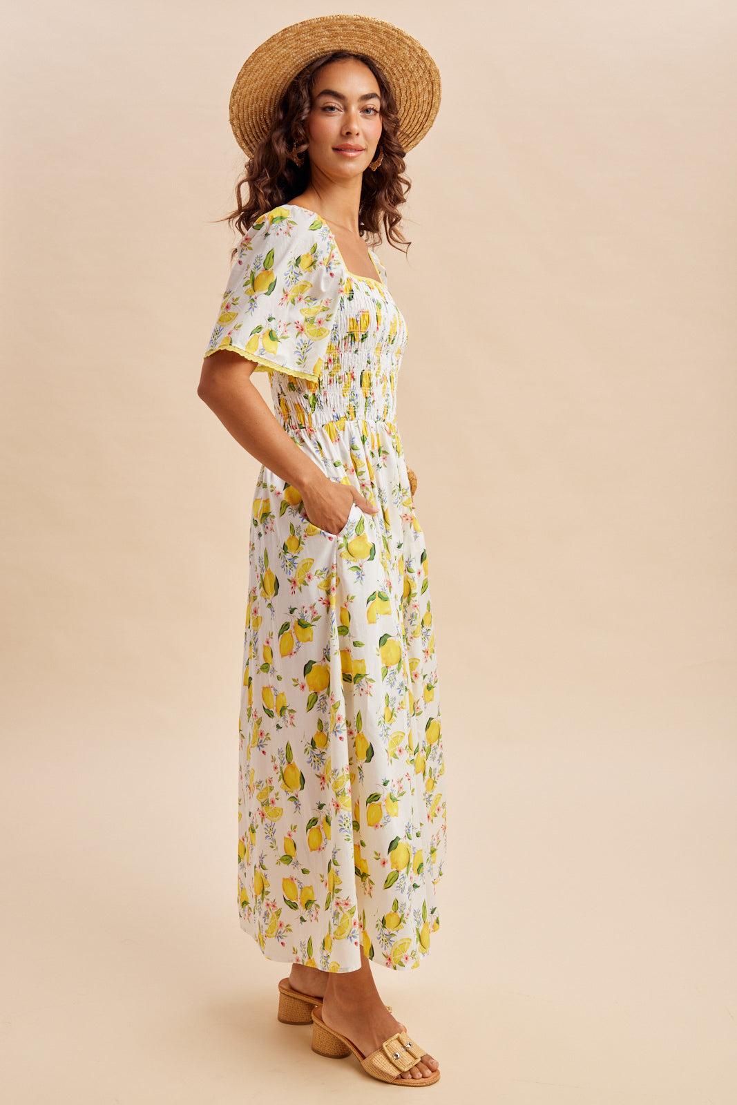Sweet Lemonade 100 Cotton Garden Dress