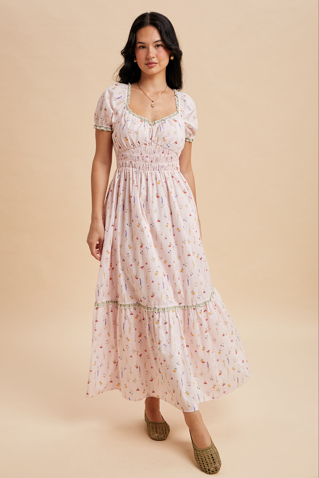 vintage＊Flower textile dress Amazon.com: Generic Women Vintage