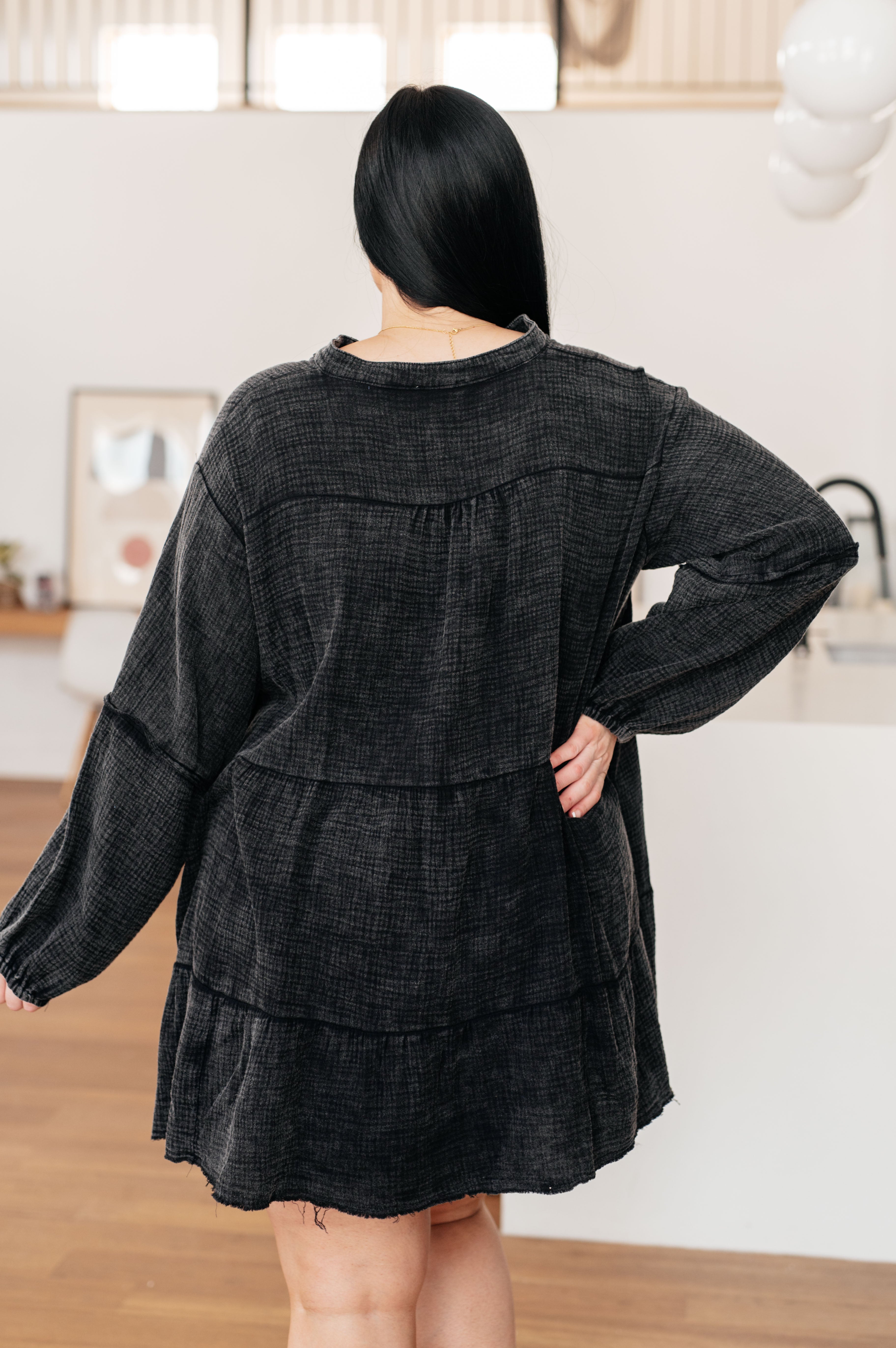 Autumn Darling Mineral Wash Cotton Dress