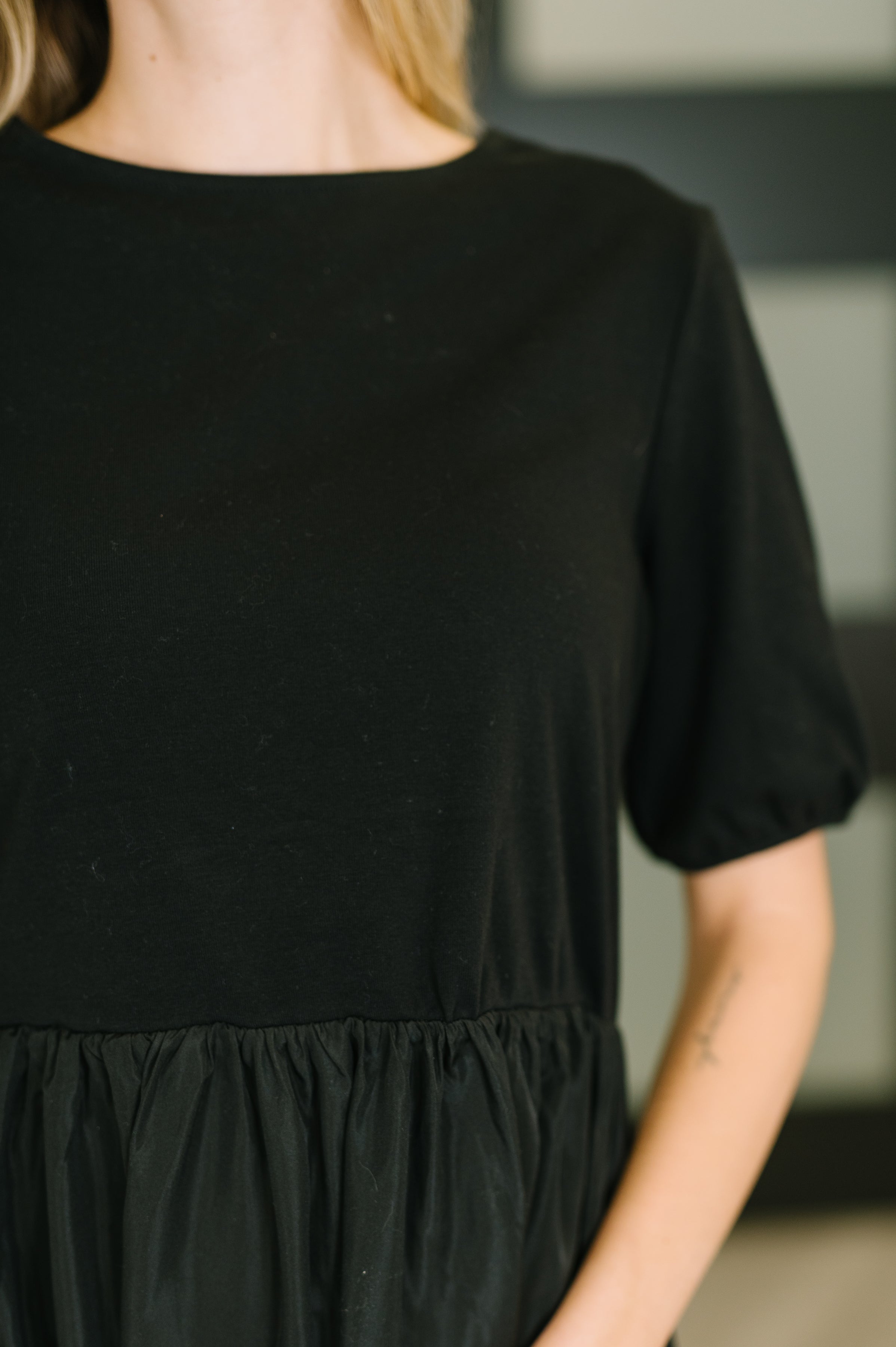 Classy Charm Midi Black Dress