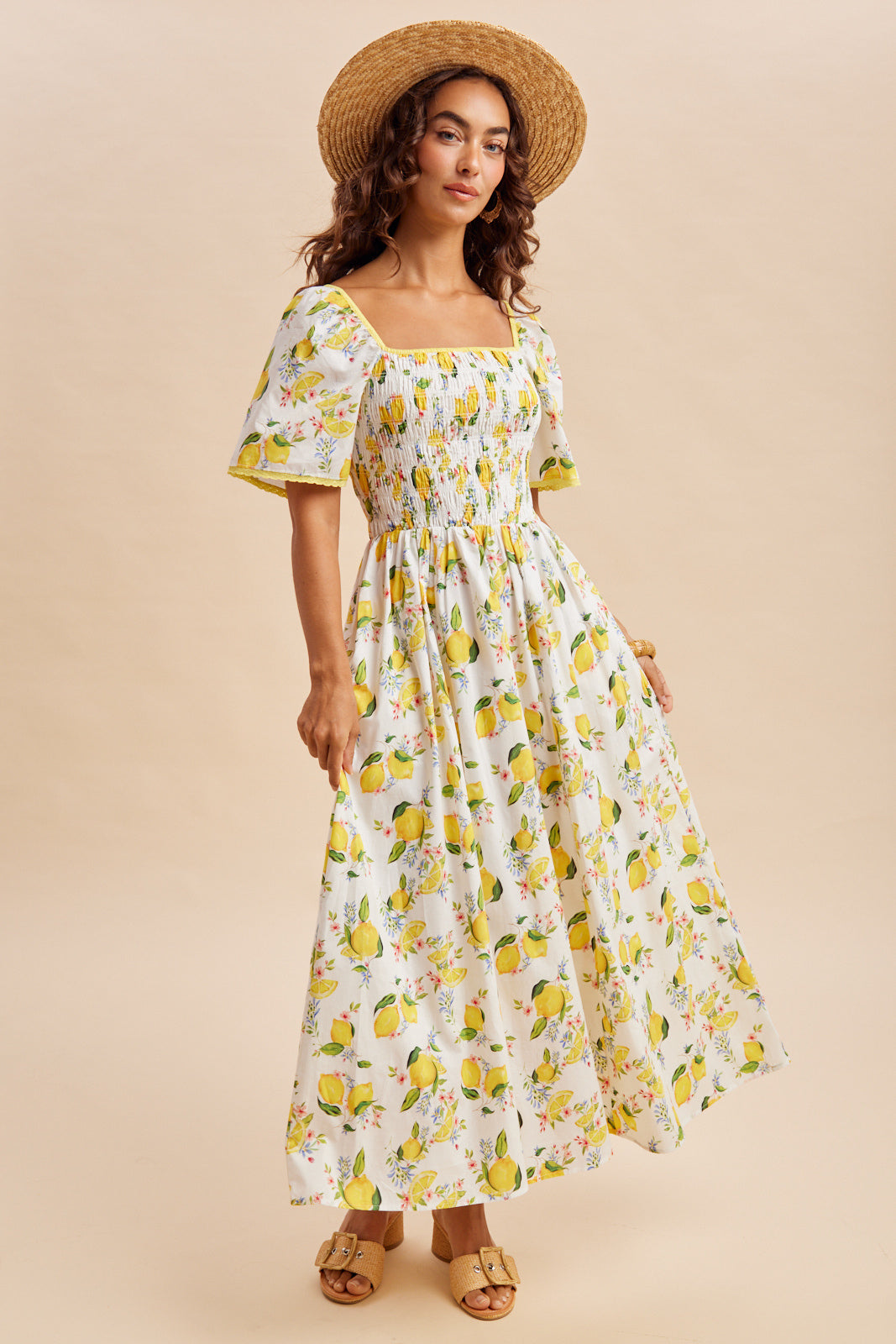 Sweet Lemonade 100 Cotton Garden Dress