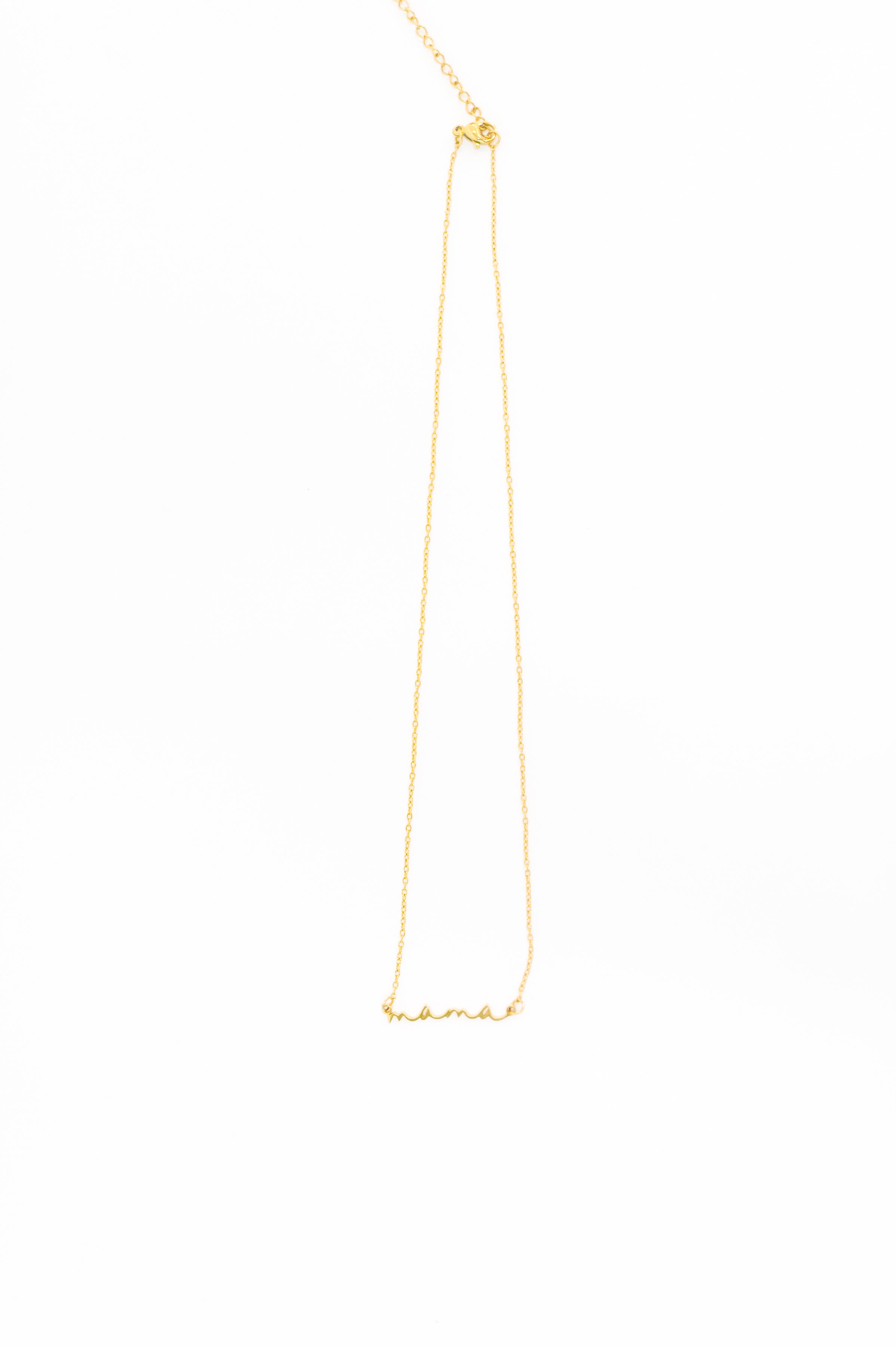 18K Gold Mama Necklace