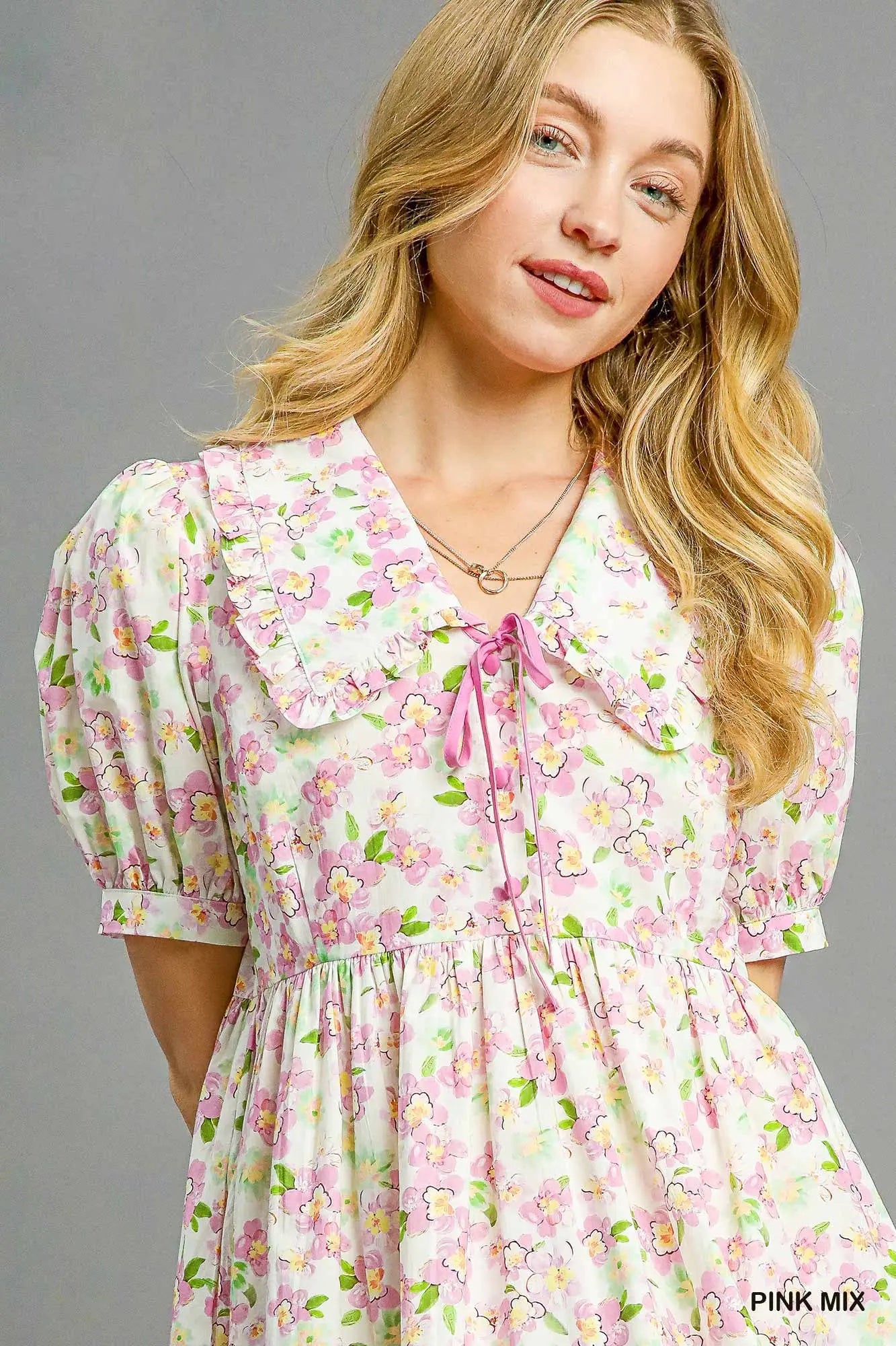 Cherry Blossom Cotton Babydoll Dress *preorder*