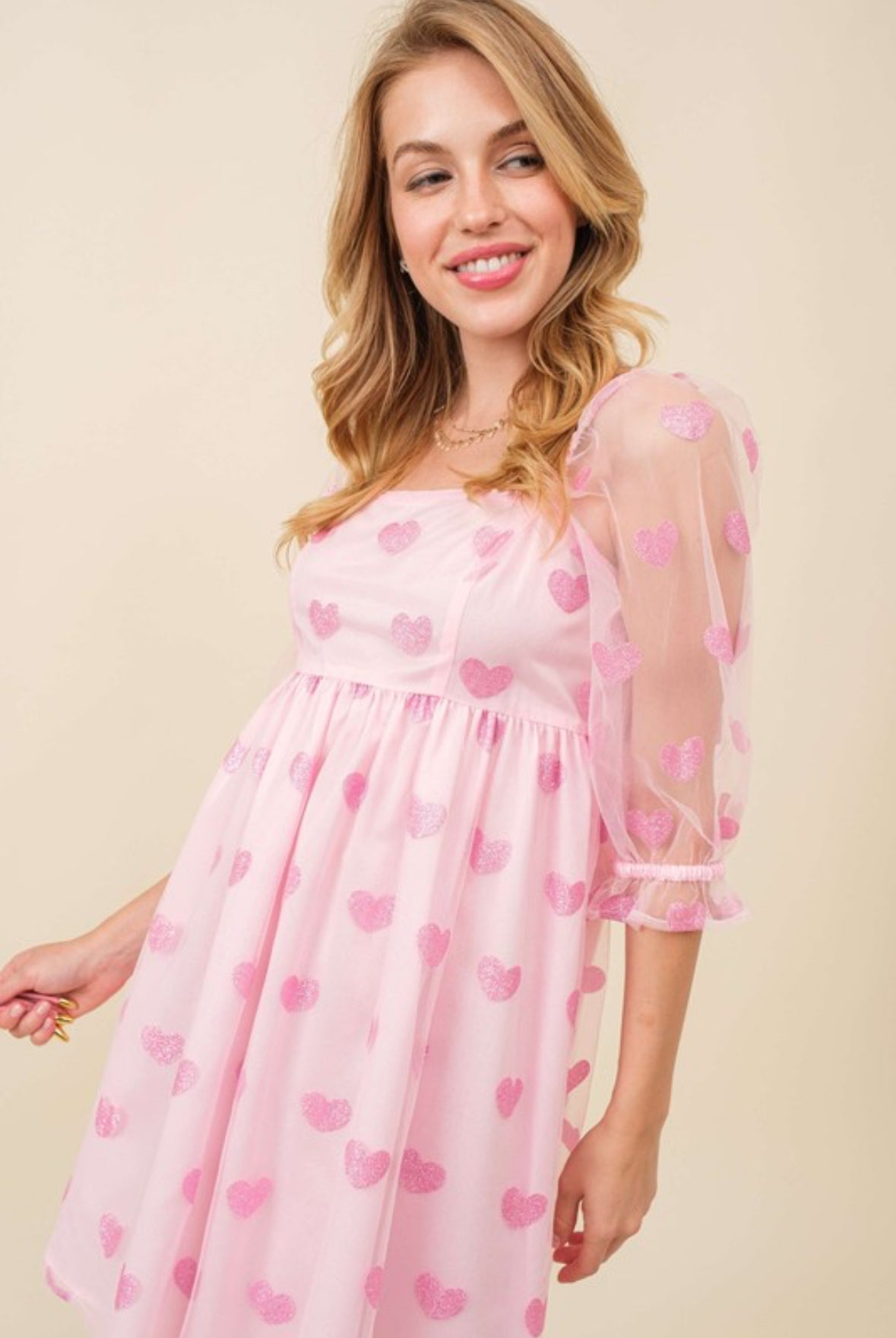 Glitter Heart Swifty Lover Coquette Dress -SALE-