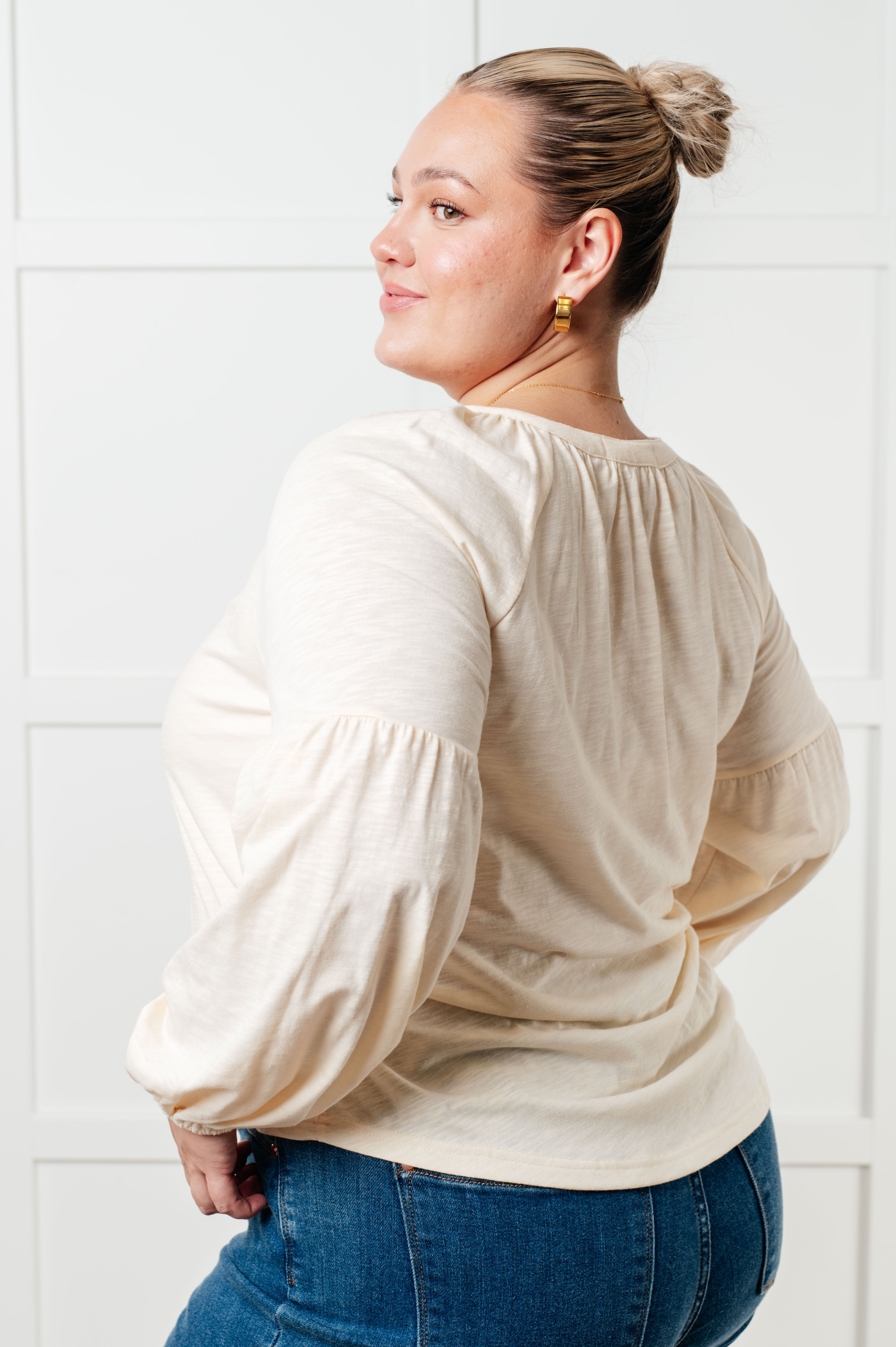 Beautifully Embroidered Cotton Blend Blouse