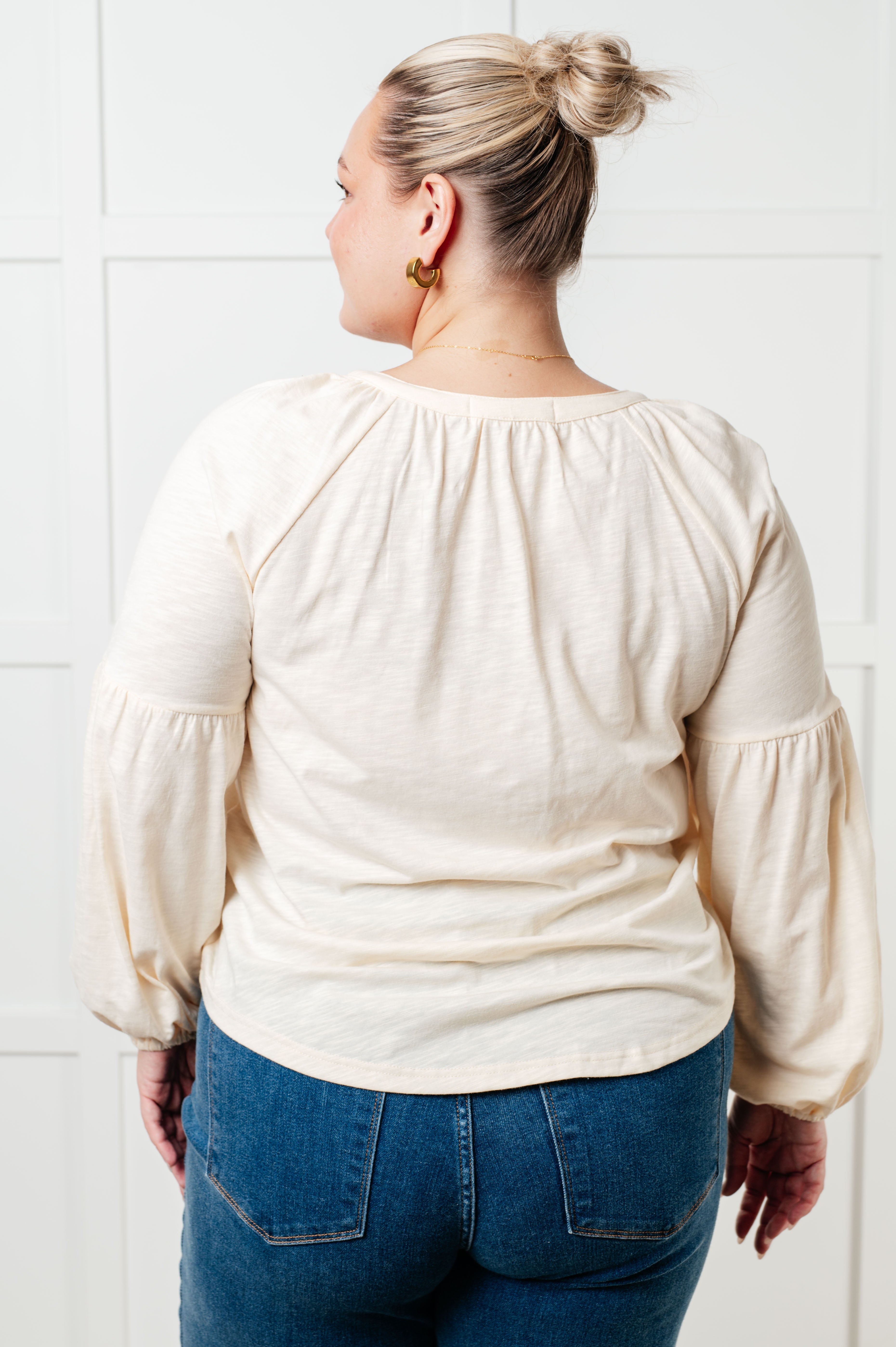 Beautifully Embroidered Cotton Blend Blouse