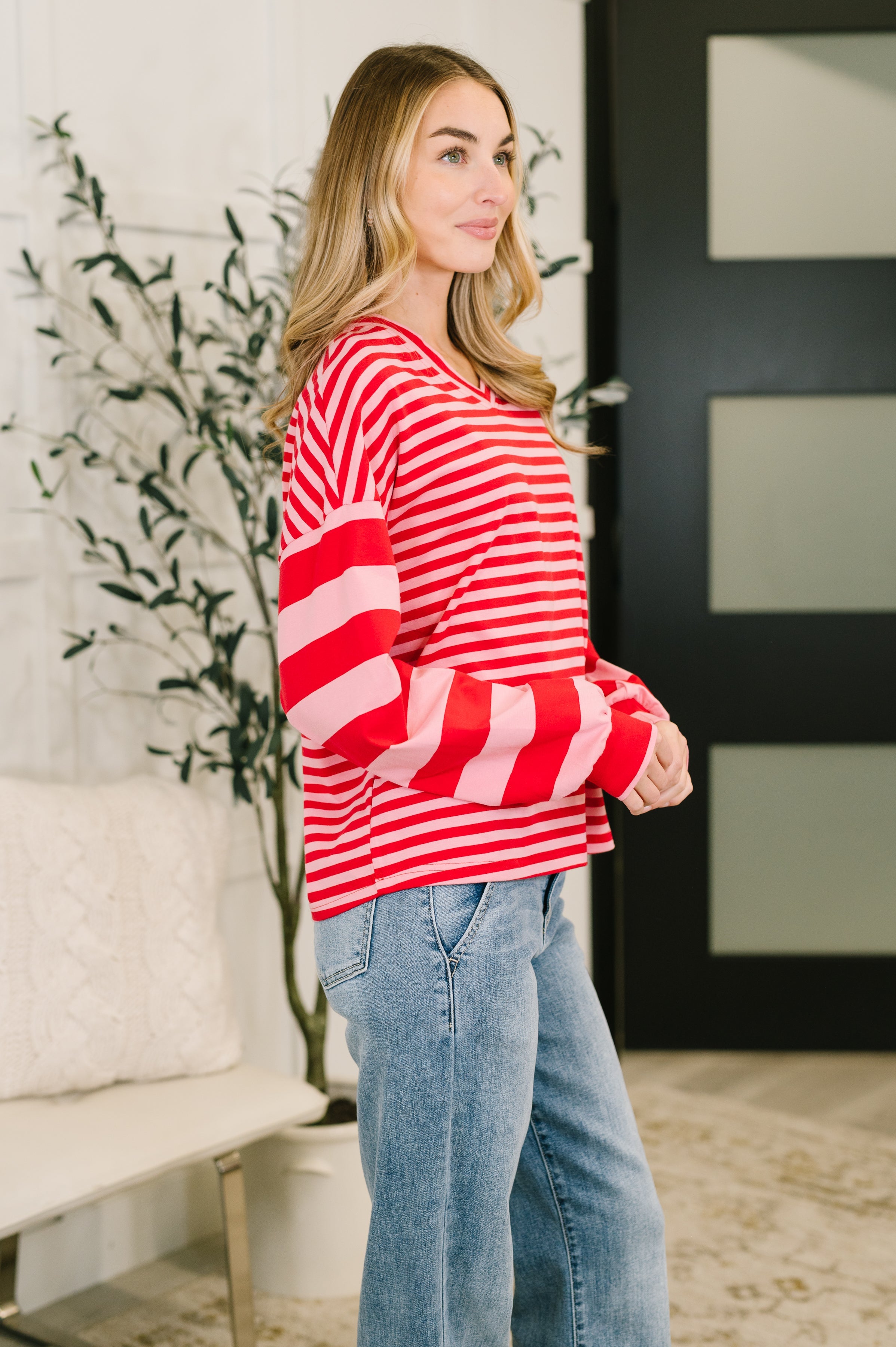 Candy Cane Lane Pullover Top