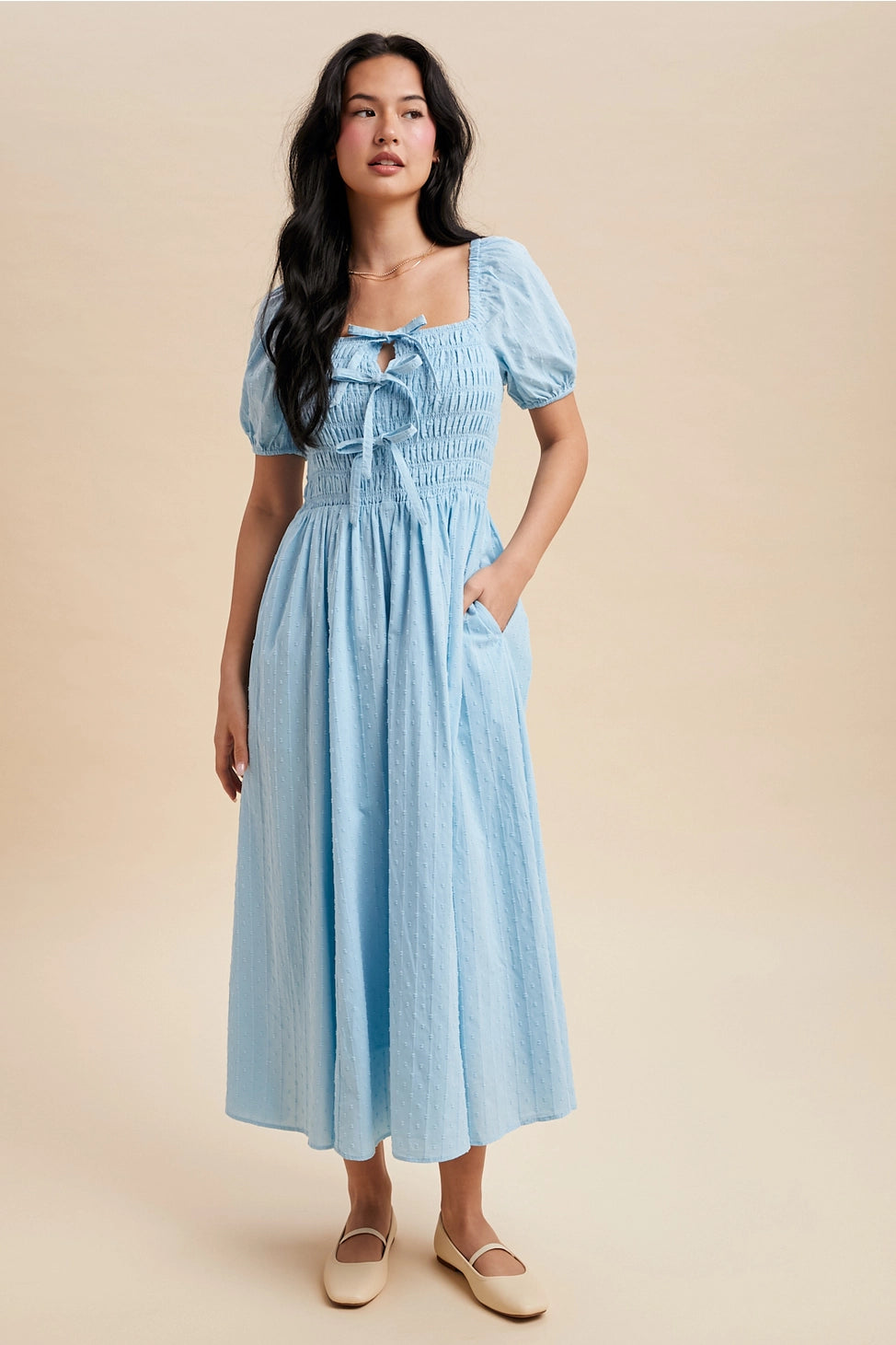 Wonderland Whimsy Dress In Blue Aura