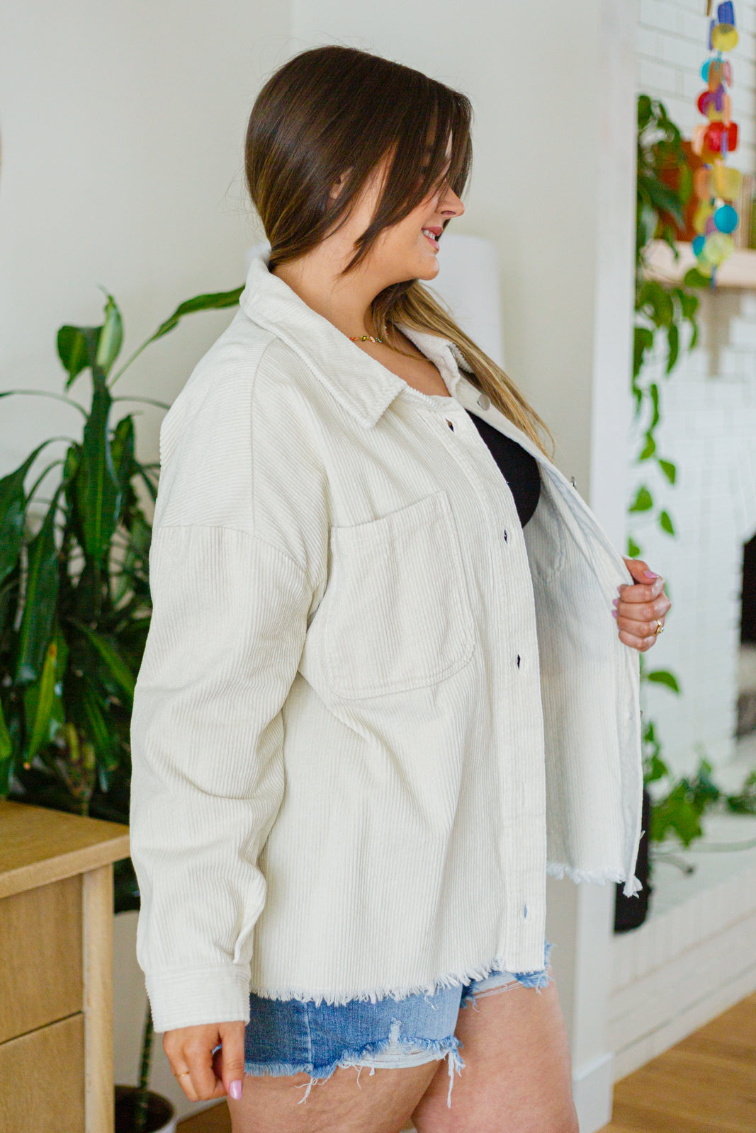 Invested in You Corduroy 100 Cotton Shacket