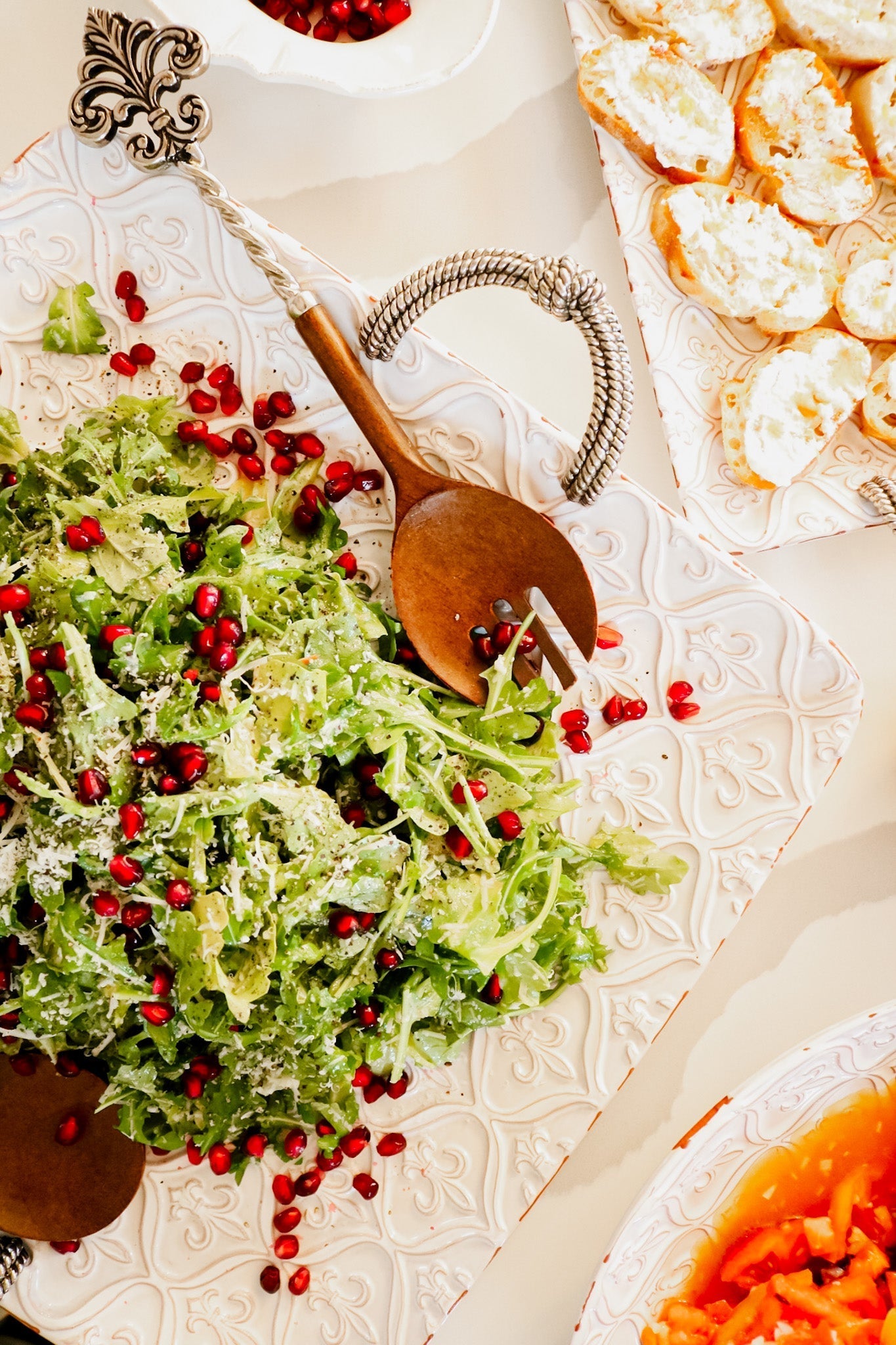 Fennel Pomegranate Arugula Salad