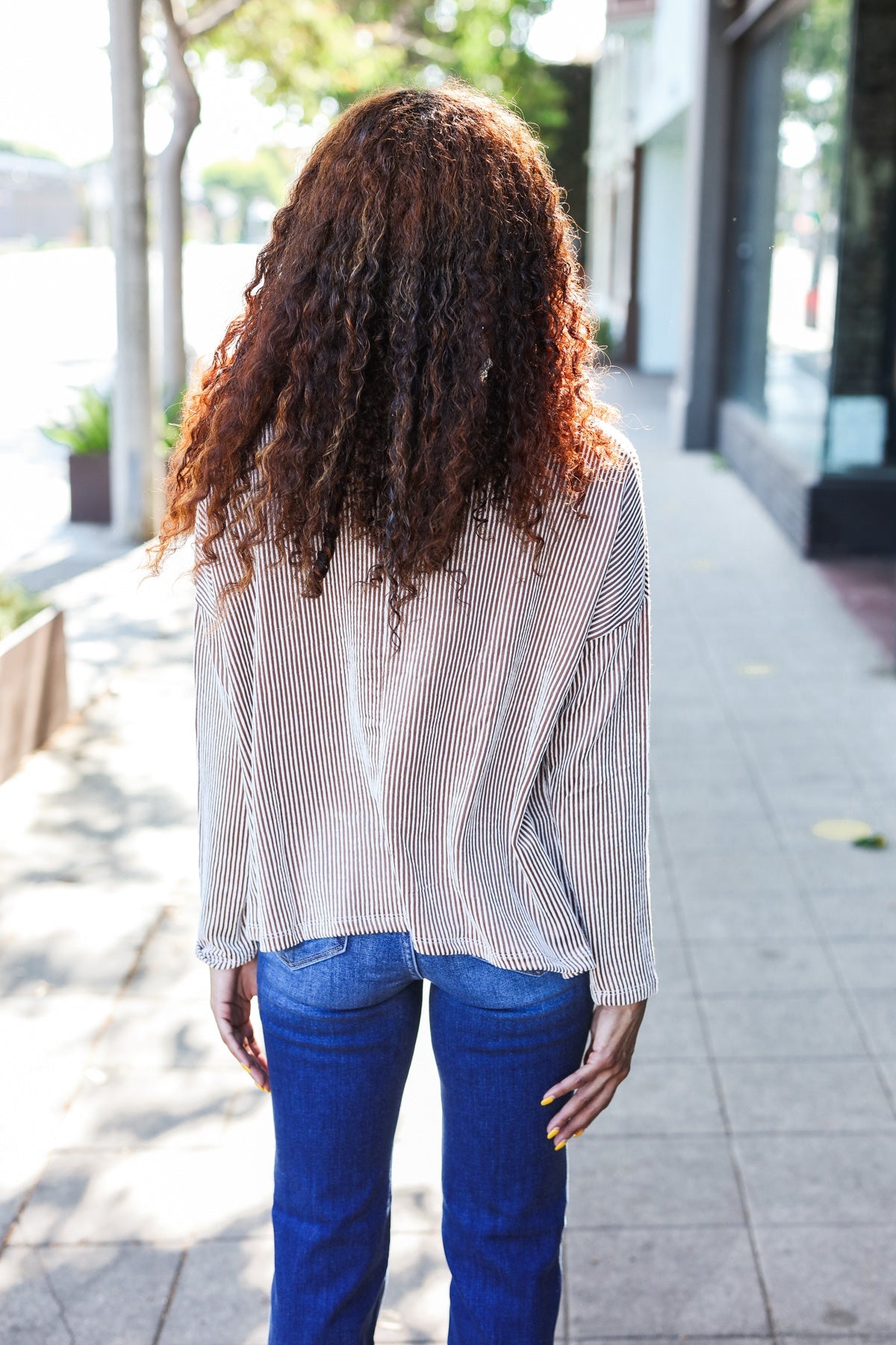 Hello Beautiful Camel Rib Dolman Cropped Sweater Top