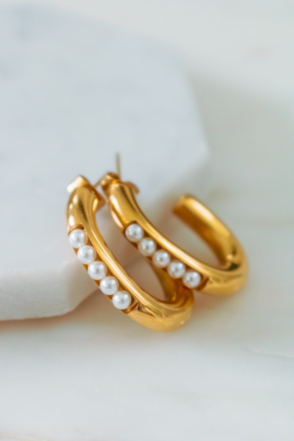 A Pearl Of Advice Hypoallergenic Jewelry 3 Piece Bundle in 18k Gold