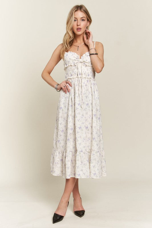 In Bloom Sweetheart Midi Dress