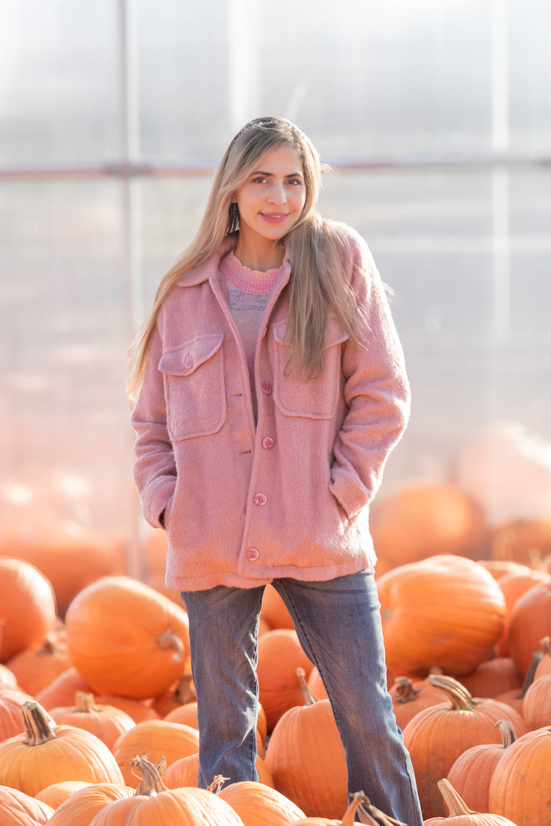Pink Shacket