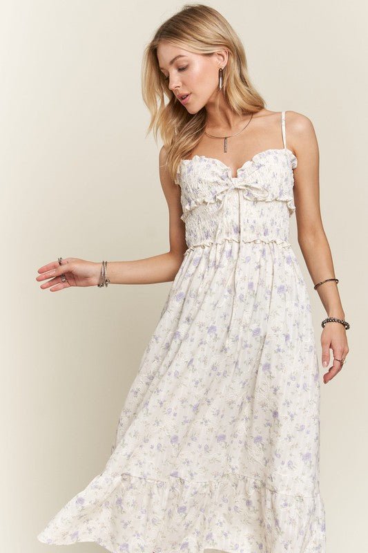 In Bloom Sweetheart Midi Dress