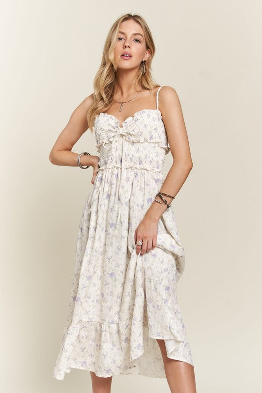 In Bloom Sweetheart Midi Dress