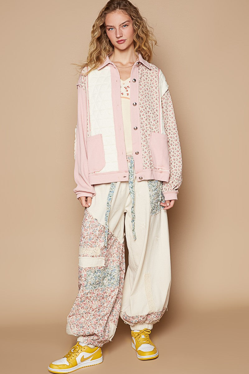 Sweet Petals Quilted Jacket In Dainty Floral