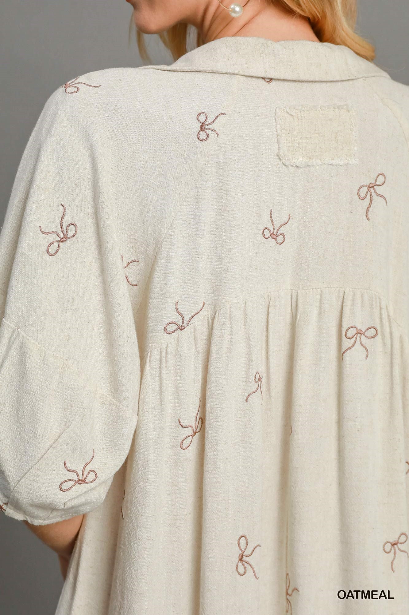 Bow Beautiful Linen Dress