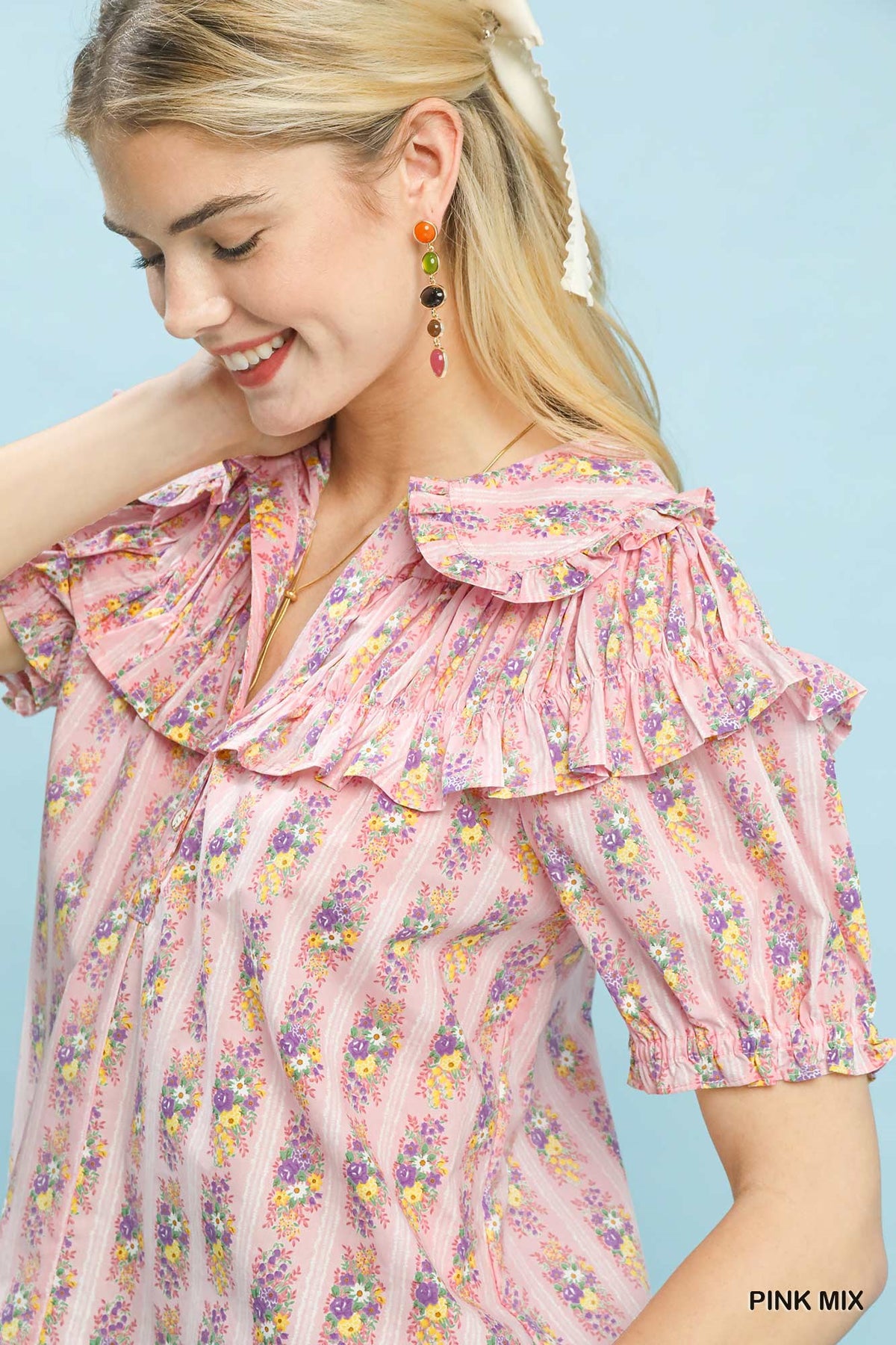 Forever & Always Dainty Floral Blouse