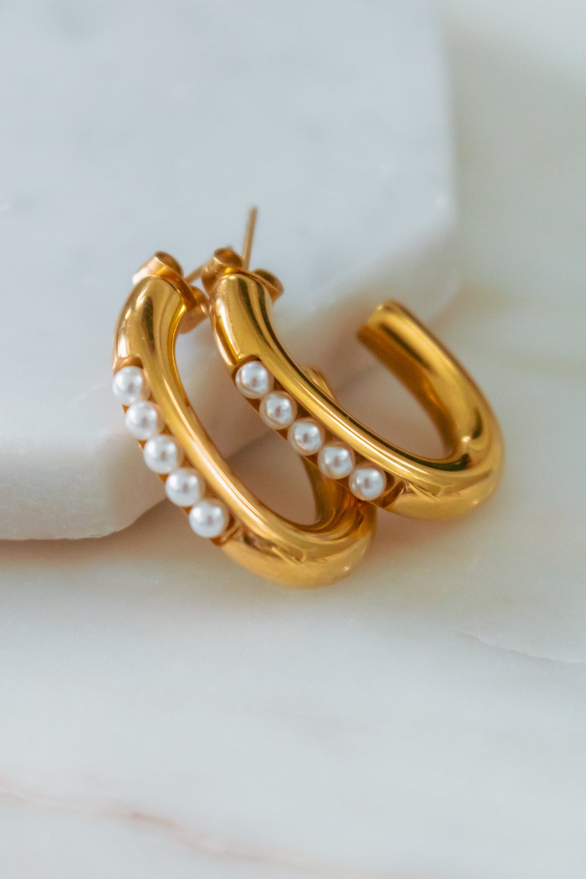 A Pearl Of Advice Hypoallergenic Jewelry 3 Piece Bundle in 18k Gold