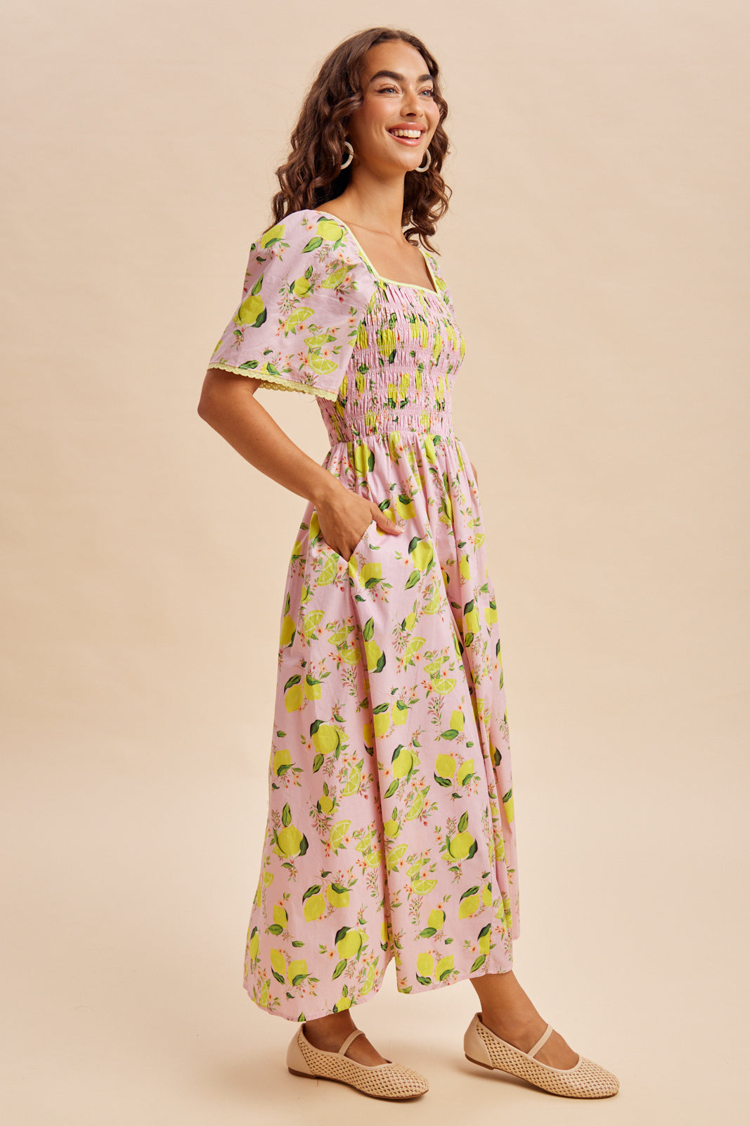 Pink Lemonade 100 Cotton Garden Dress