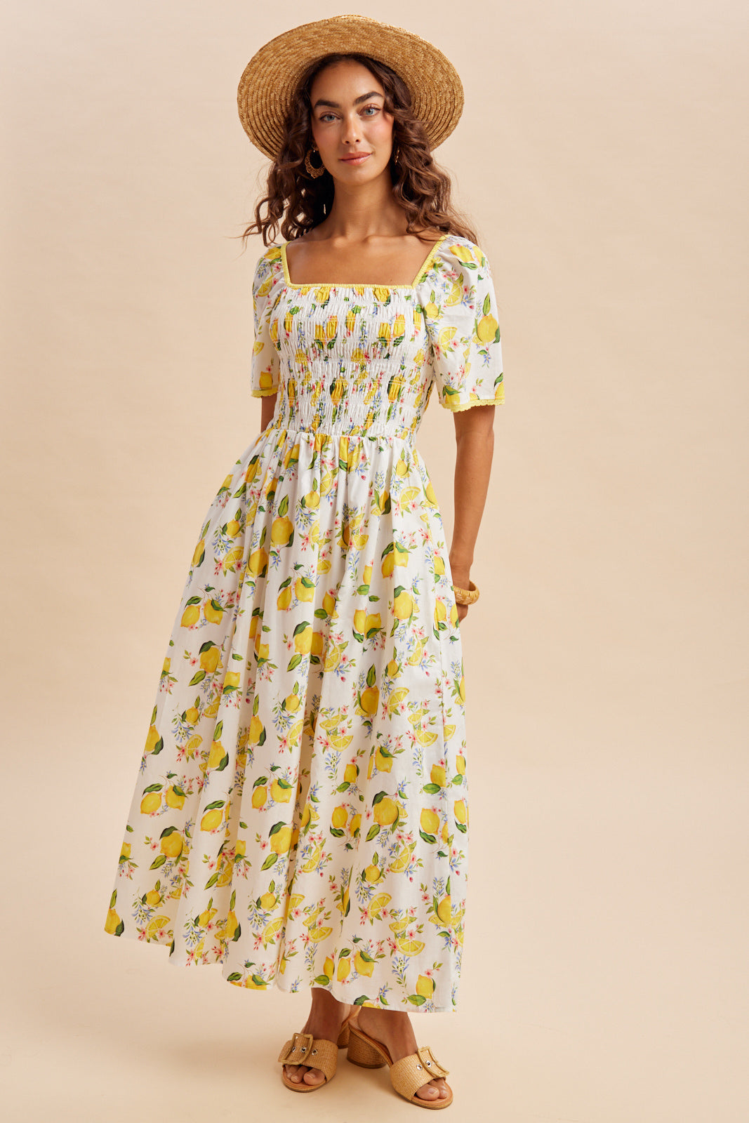 Sweet Lemonade 100 Cotton Garden Dress