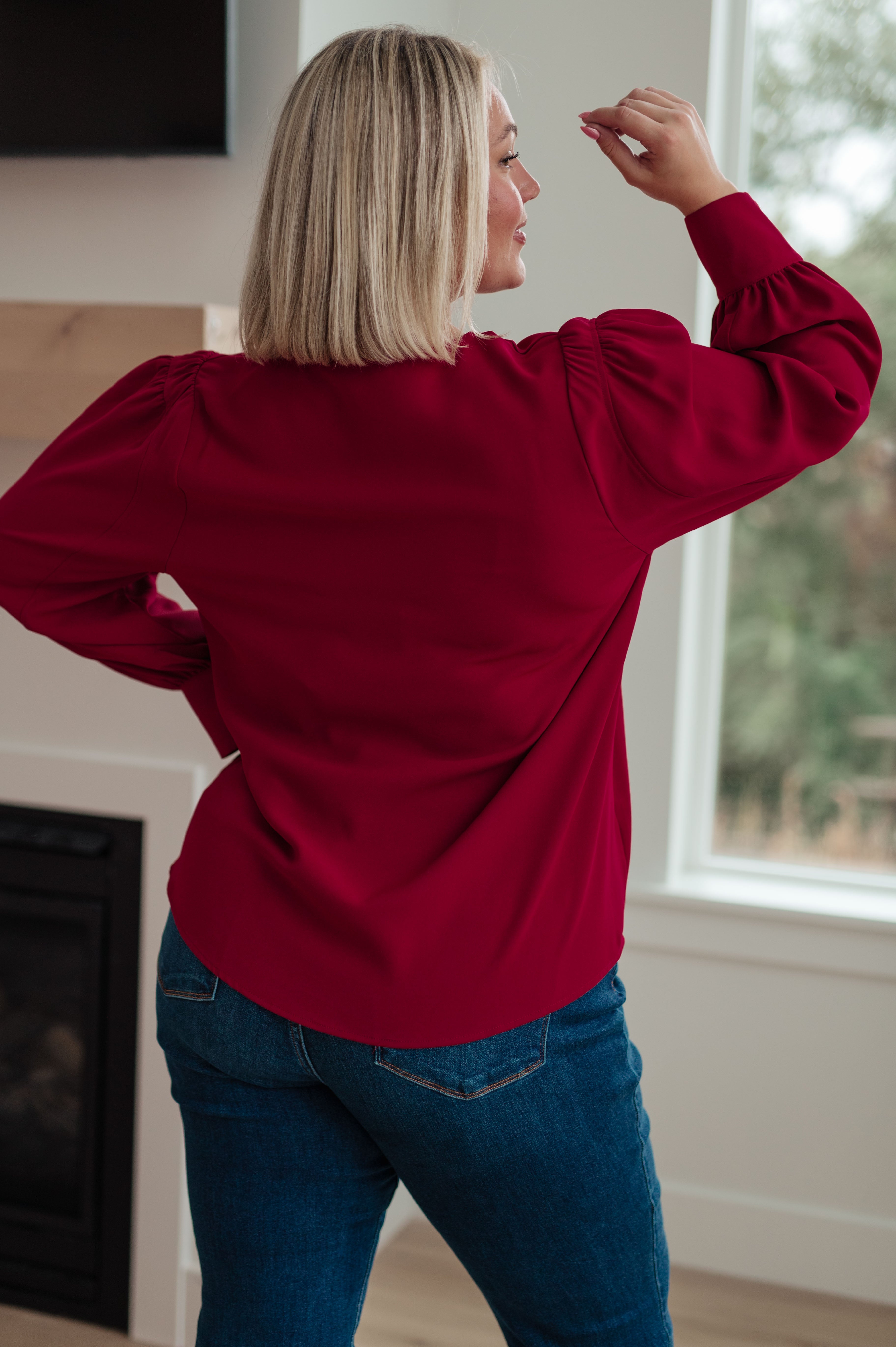 Holiday V-Neck Blouse