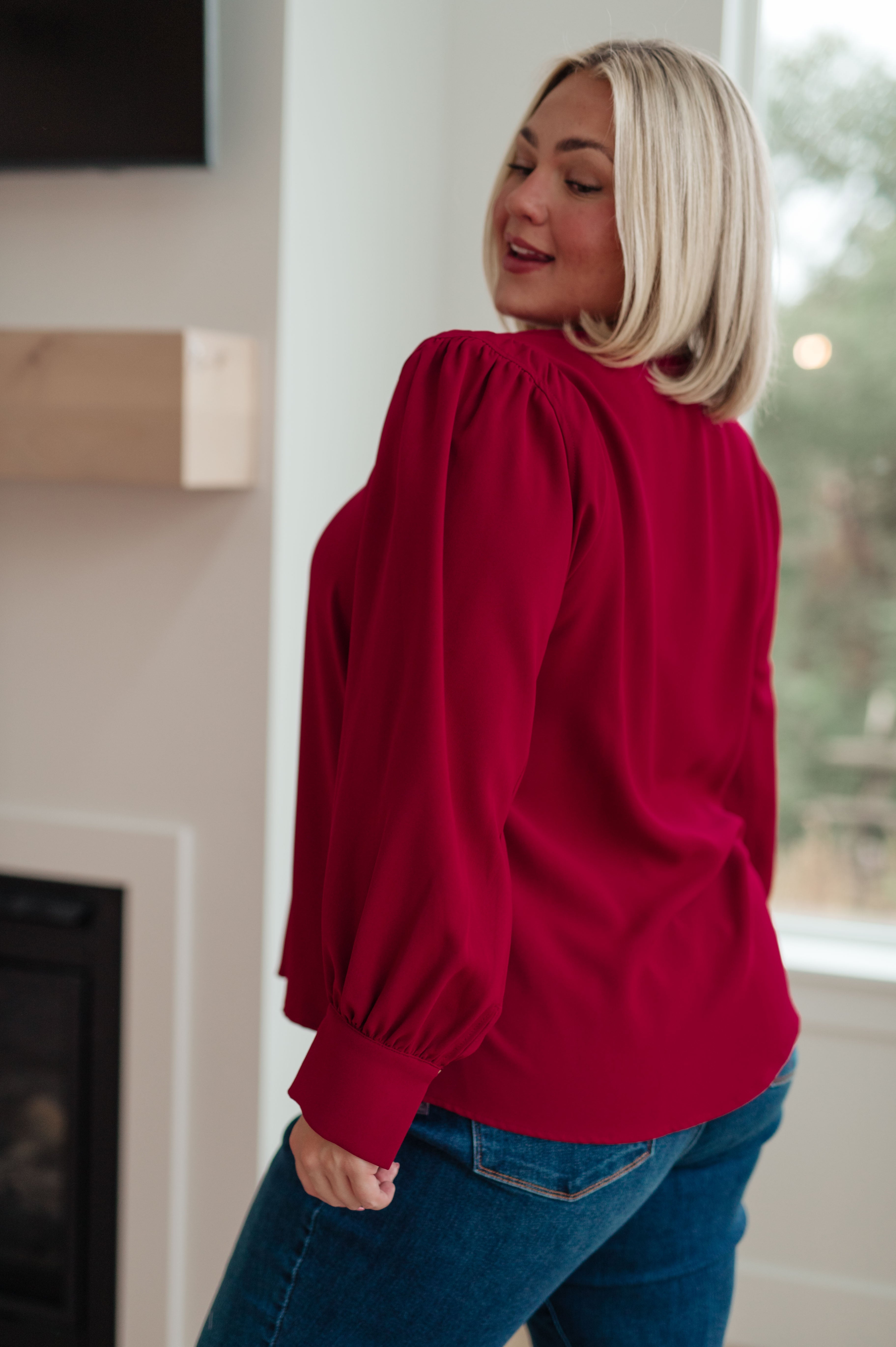 Holiday V-Neck Blouse