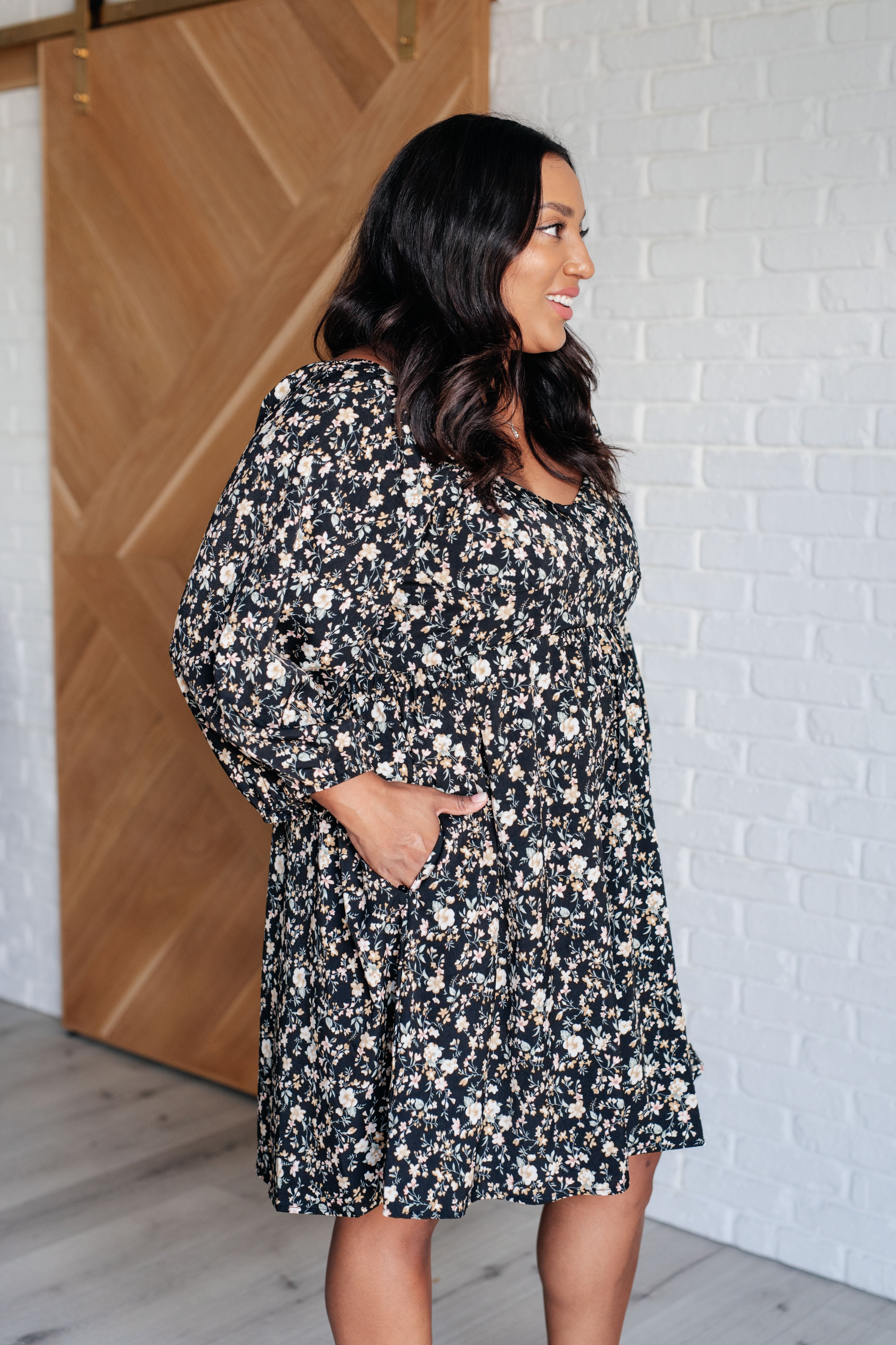 Back to Nature Floral Dress