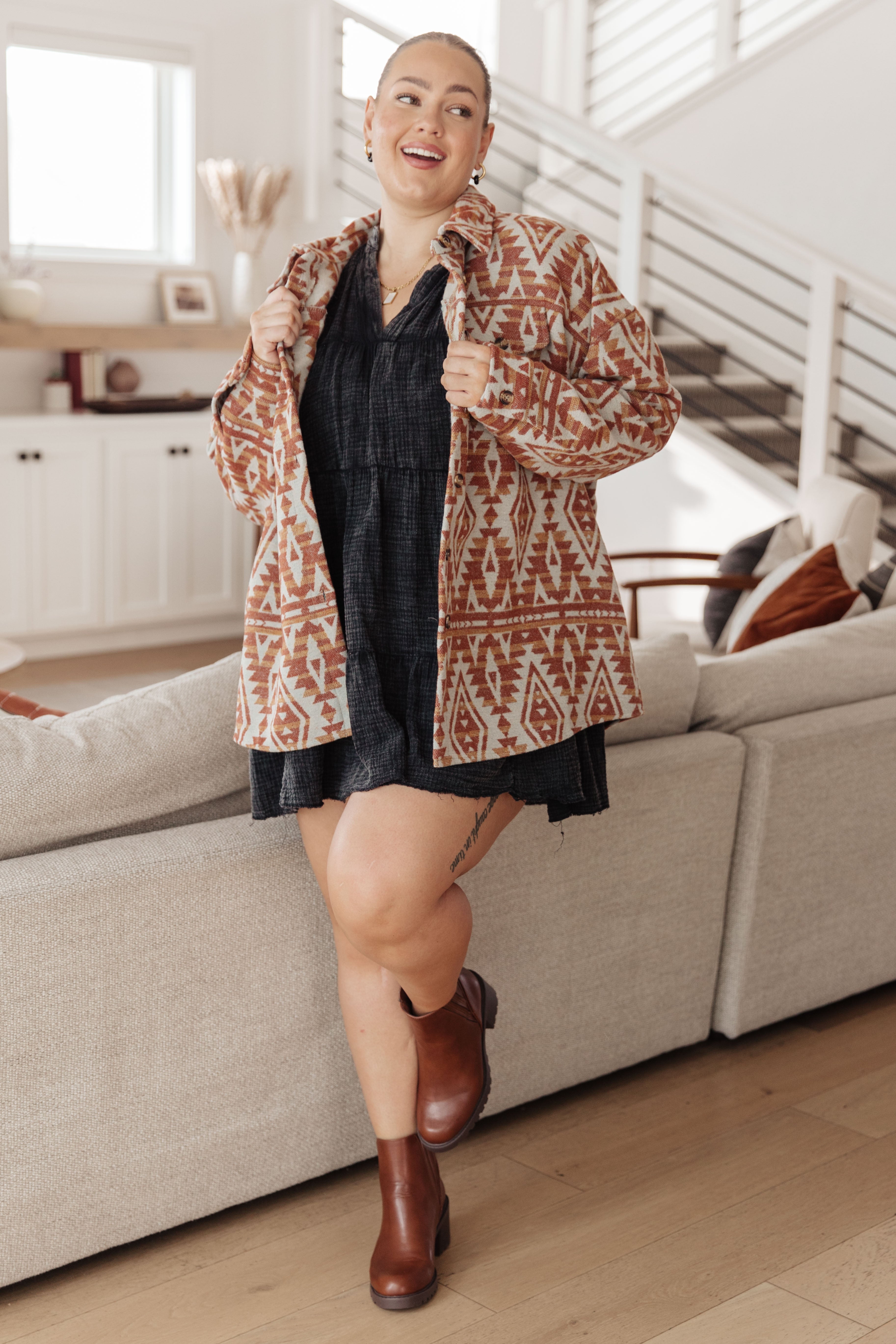 Autumn Darling Mineral Wash Cotton Dress