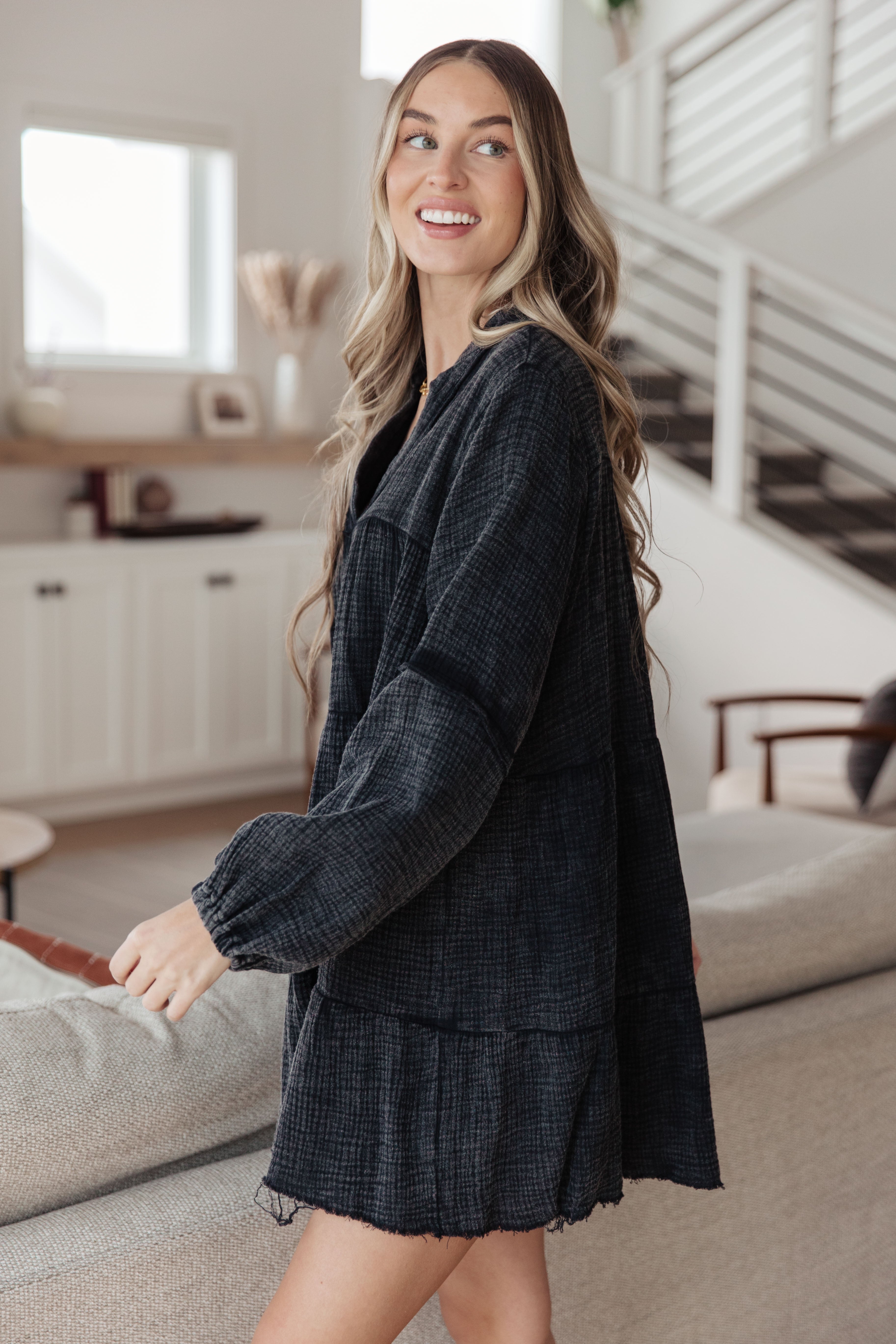 Autumn Darling Mineral Wash Cotton Dress