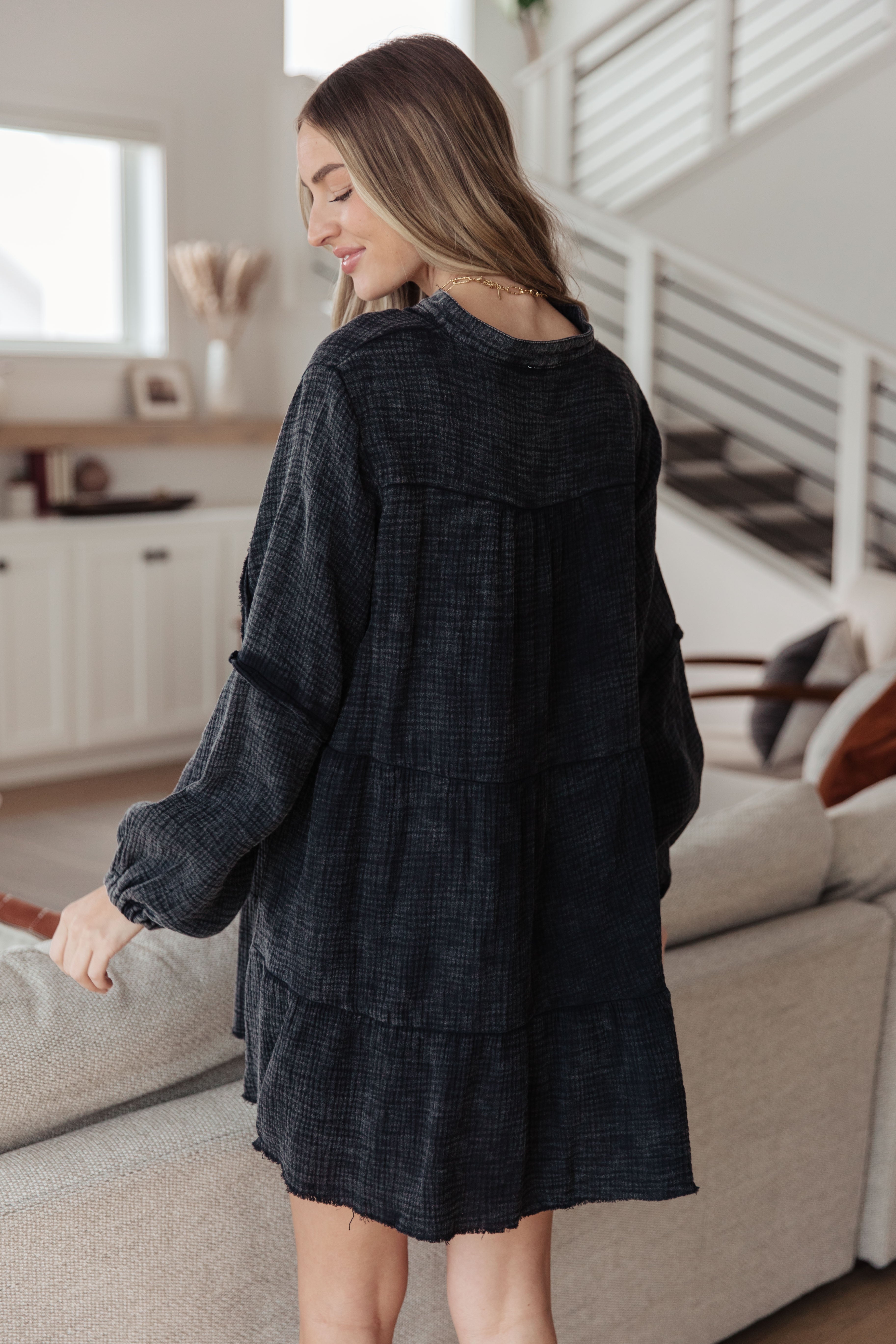 Autumn Darling Mineral Wash Cotton Dress
