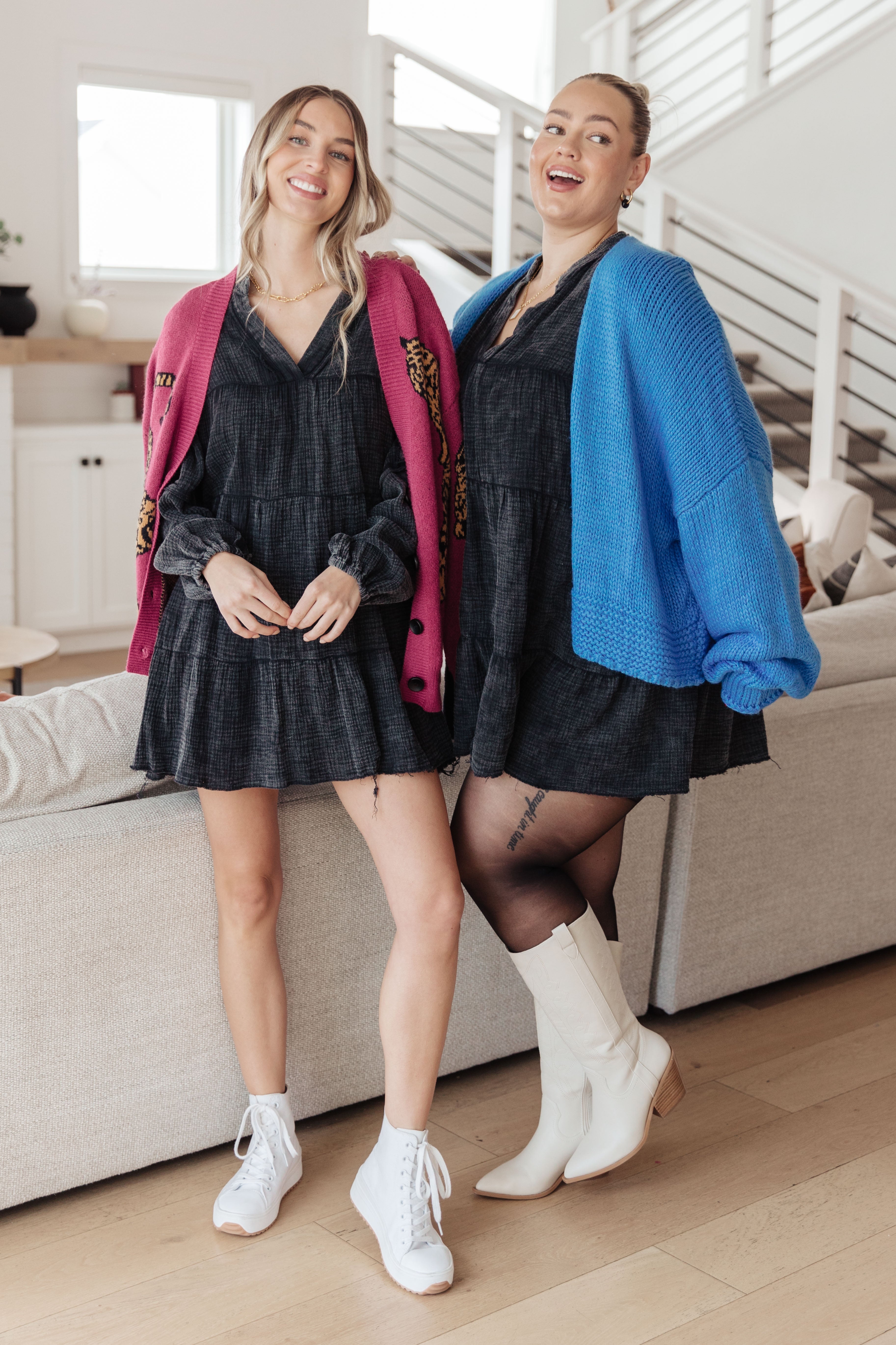 Autumn Darling Mineral Wash Cotton Dress
