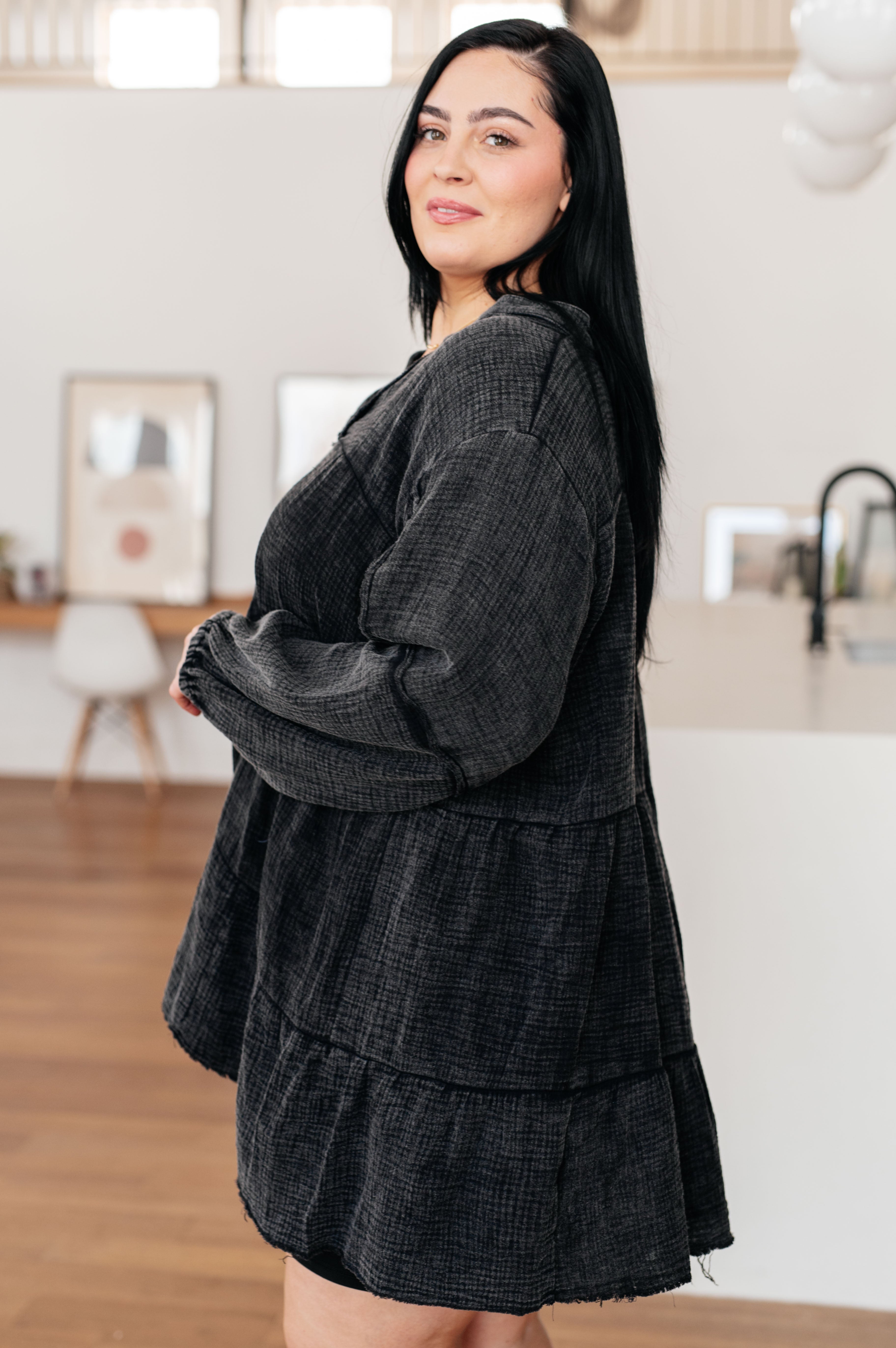Autumn Darling Mineral Wash Cotton Dress