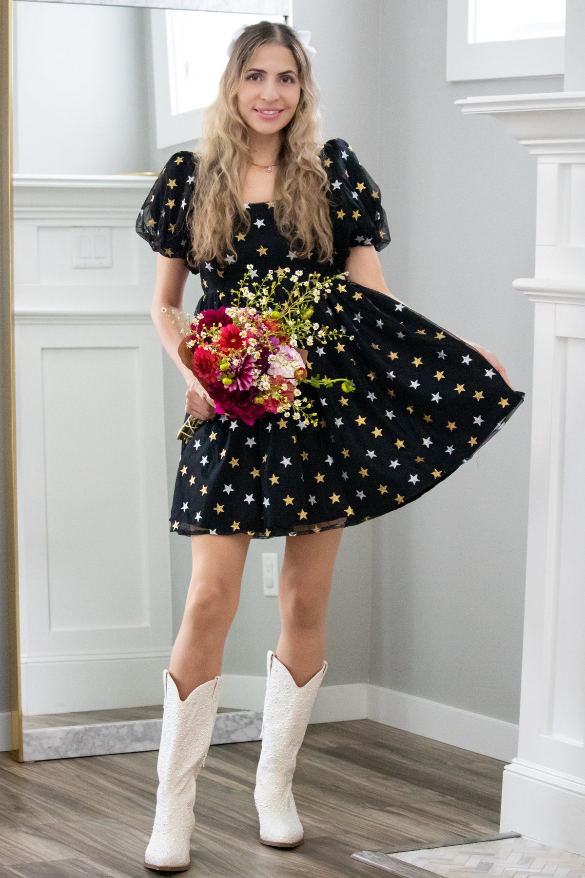 Celestial Dress In Swifty Midnight Stars
