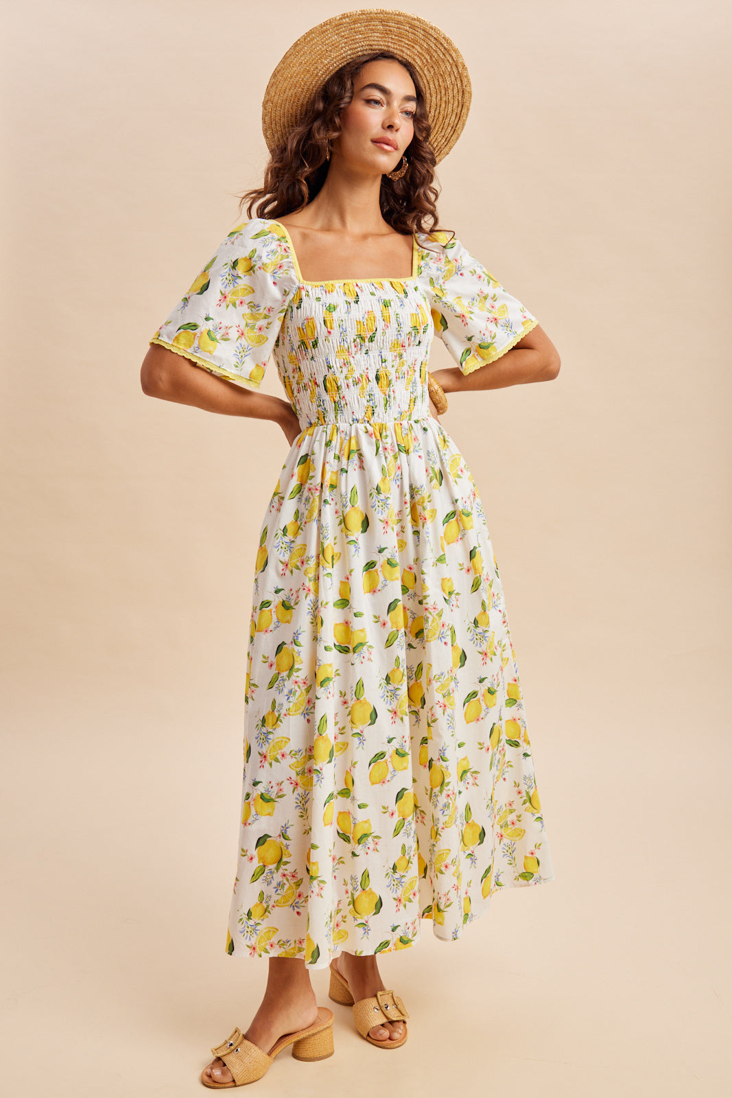 Sweet Lemonade 100 Cotton Garden Dress