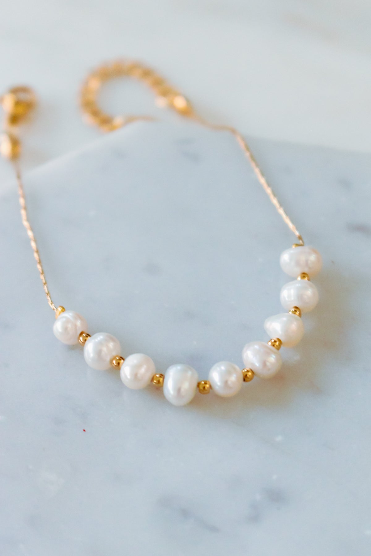 18K Gold Pretty in Pearls Classic Bracelet