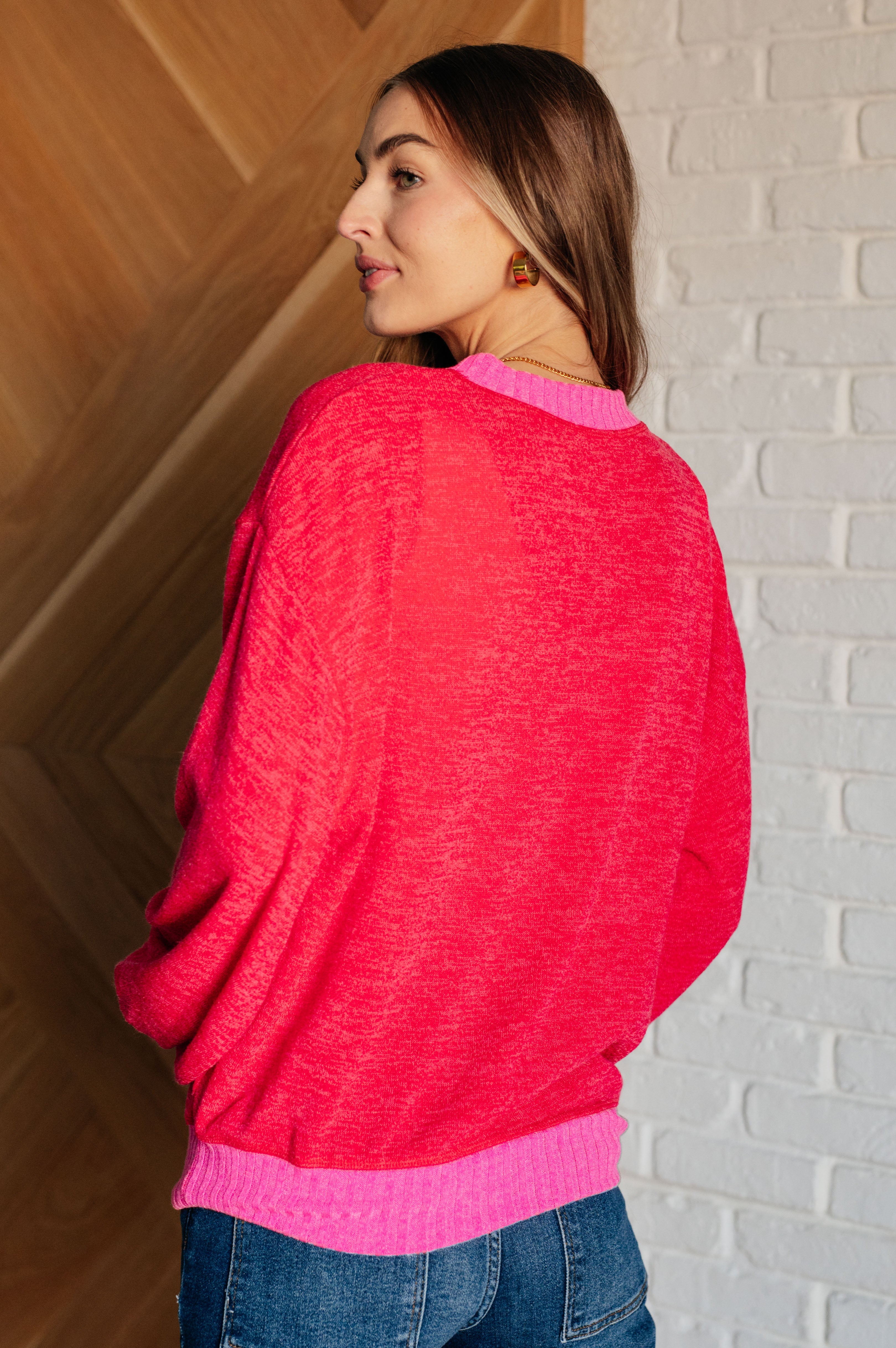 Lover Oversized Blush Sweater