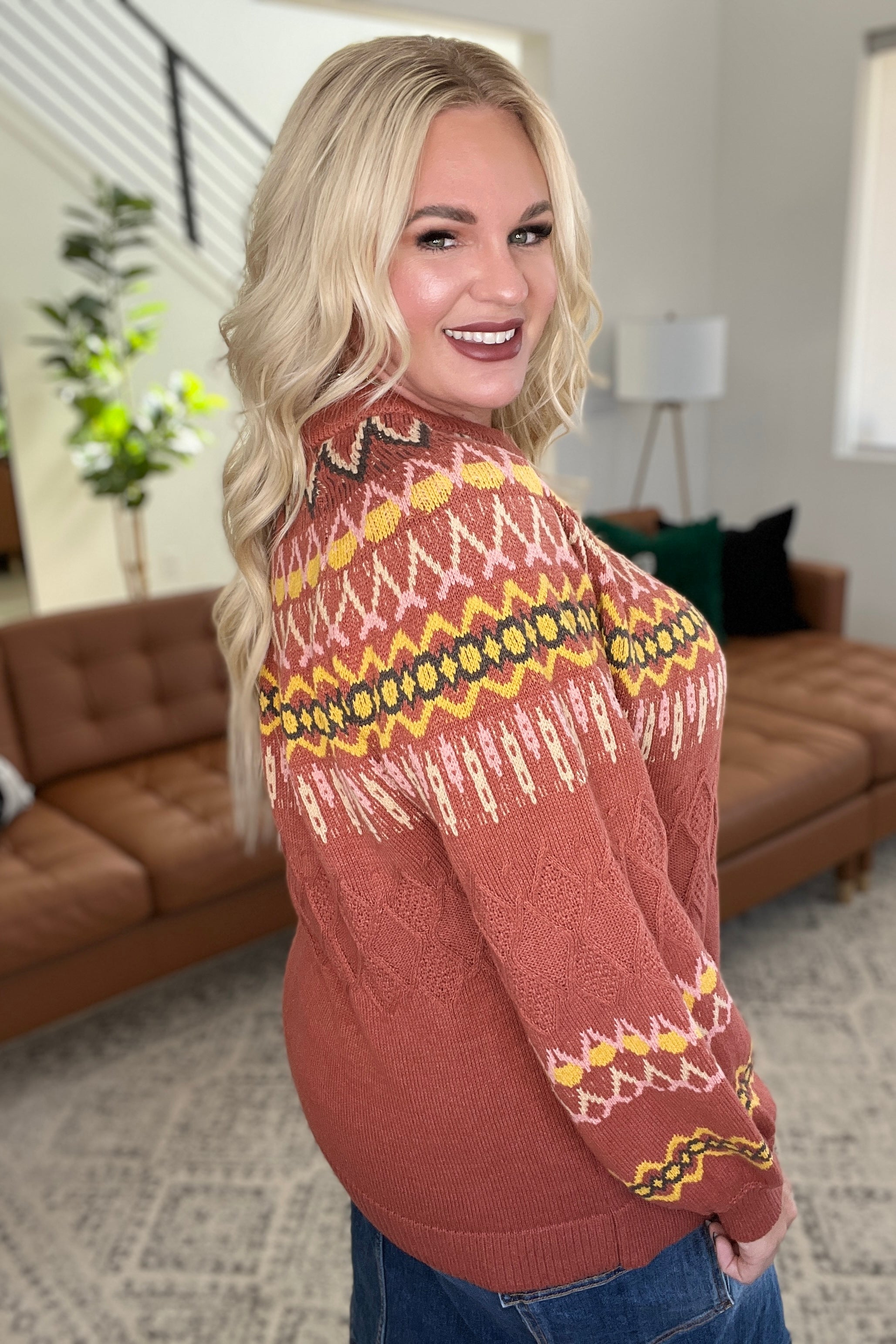 Fair Isle Sweater in Cozy Chalet